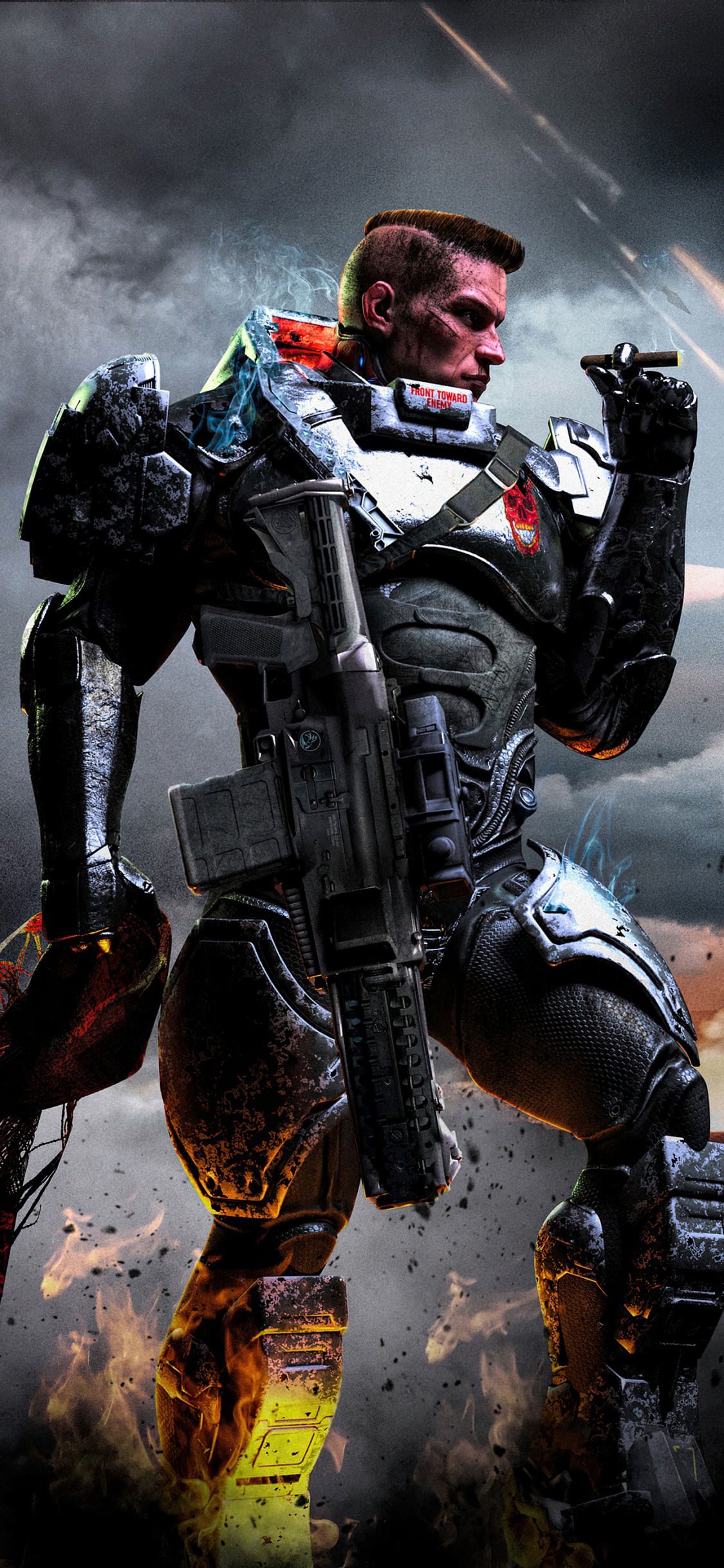 Jake Clark, Cloud, Stunt Performer, Action-Abenteuer-Spiel, Racing. Wallpaper in 1125x2436 Resolution