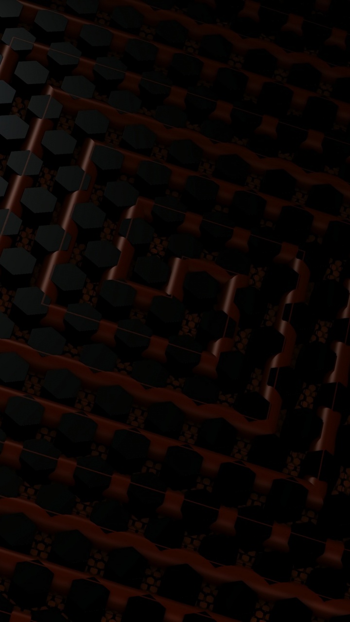 Motif Carré Marron et Noir. Wallpaper in 720x1280 Resolution