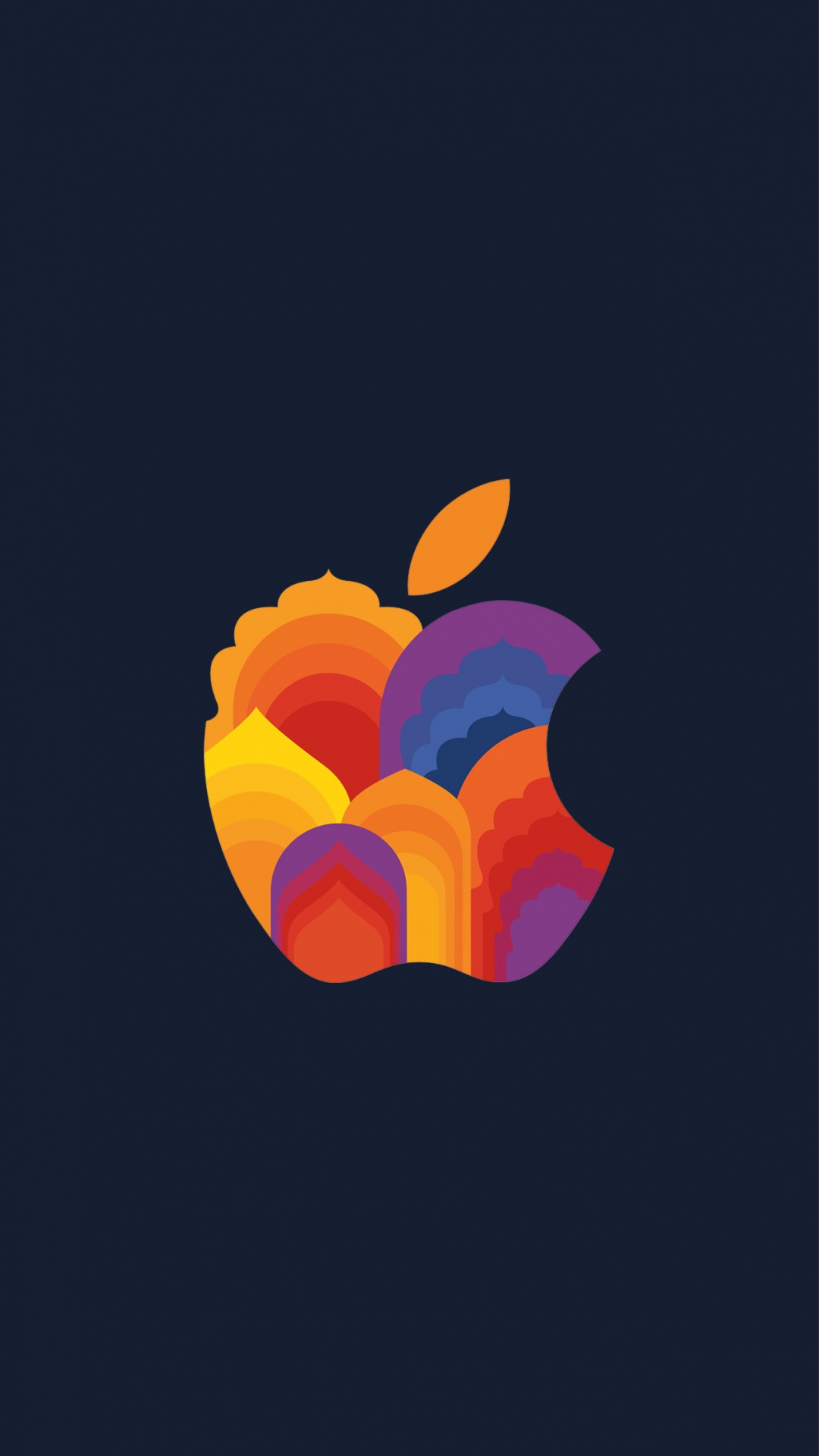 Art, Apple, Symbole, Cercle, Logo. Wallpaper in 1080x1920 Resolution