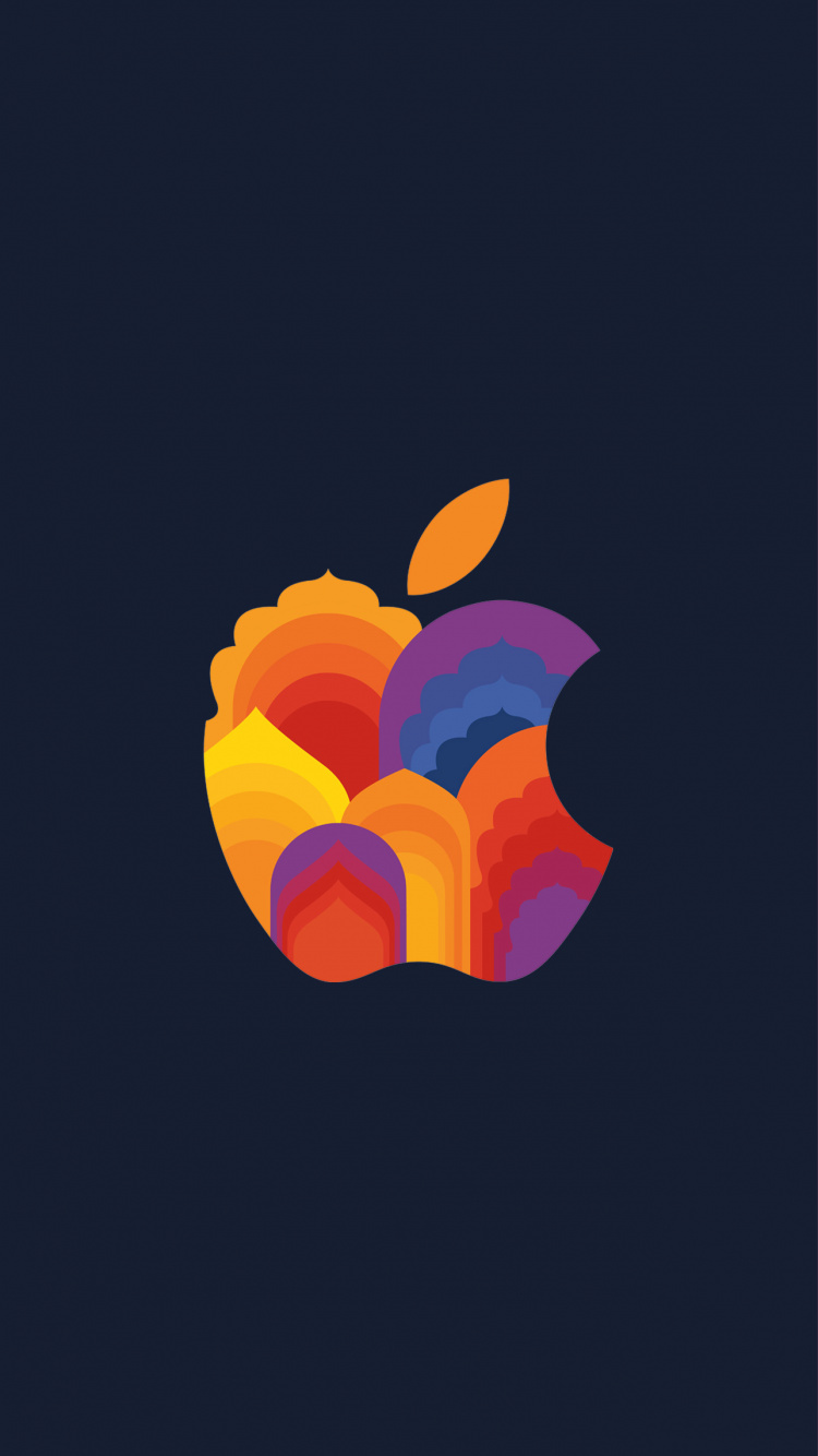 Art, Apple, Symbole, Cercle, Logo. Wallpaper in 750x1334 Resolution