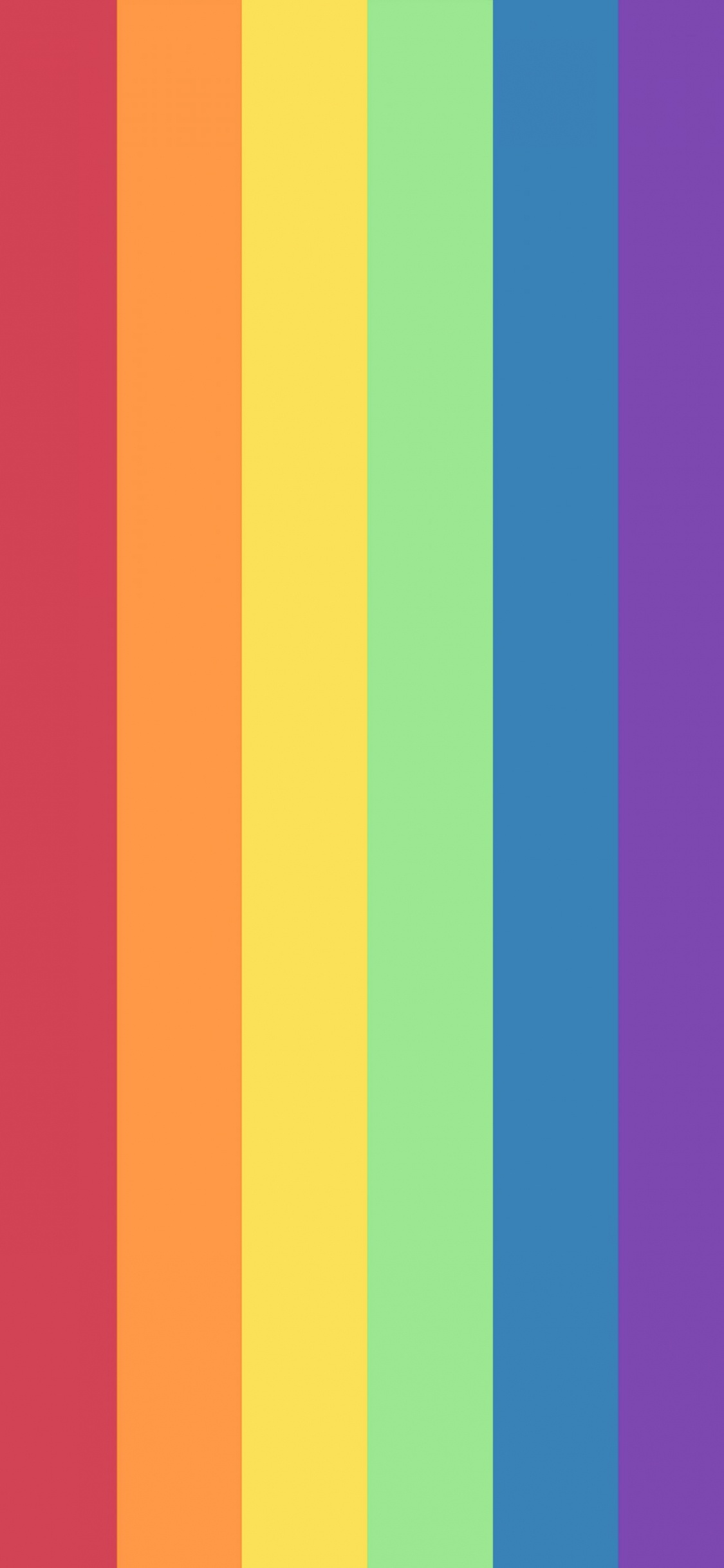 Gay Pride, Ios, Apples, Nature, Blue. Wallpaper in 1125x2436 Resolution