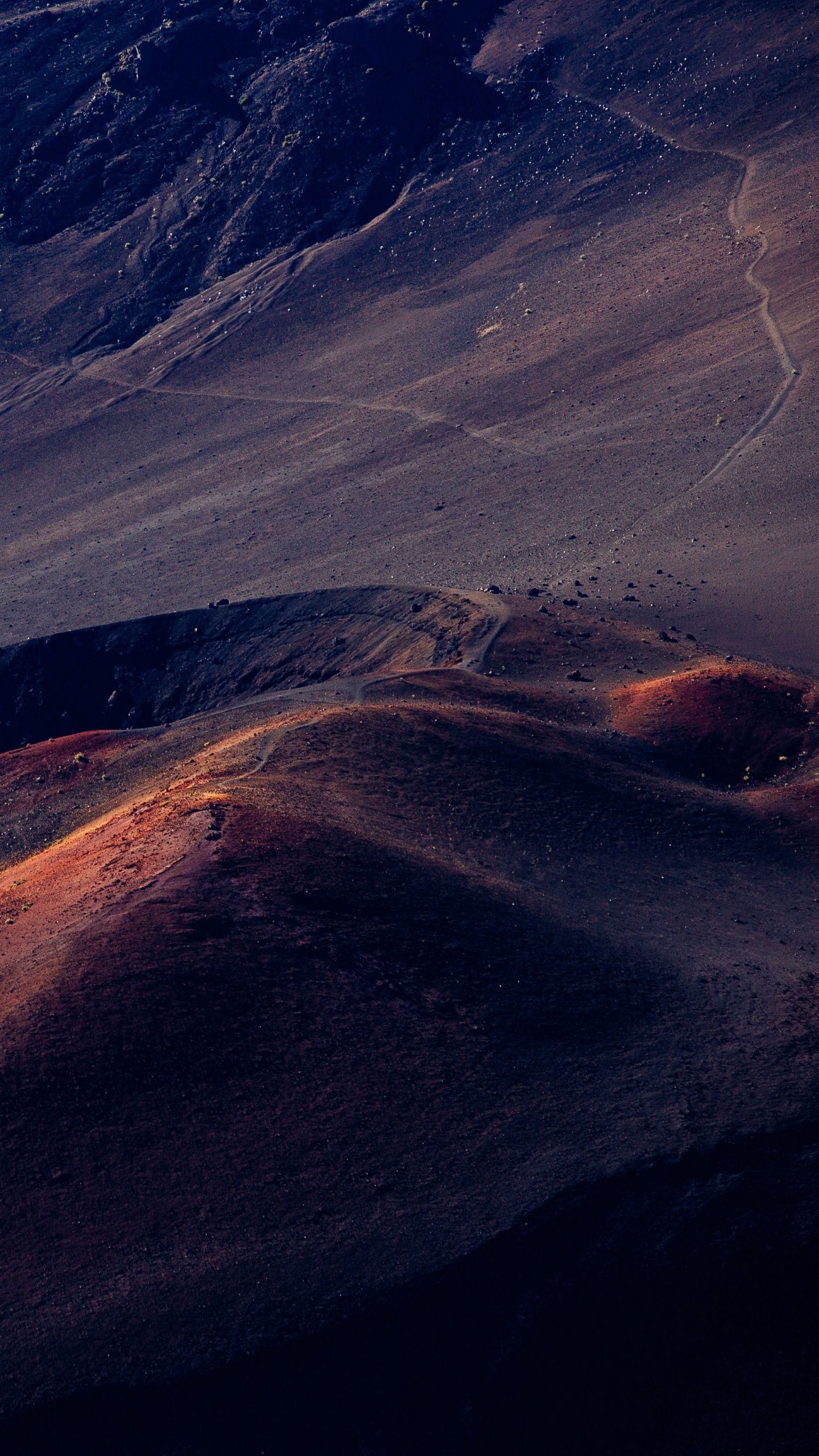 Brown and Black Mountains Under Blue Sky During Daytime. Wallpaper in 1440x2560 Resolution