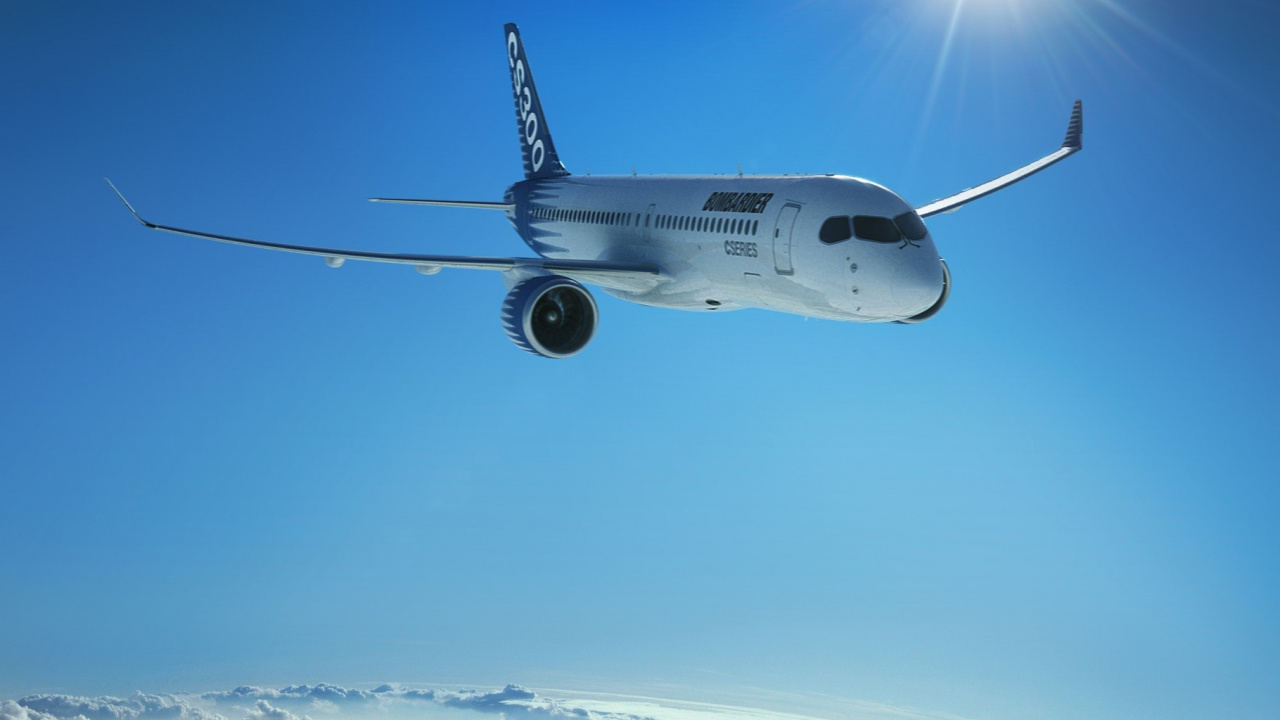 Avion Blanc Volant Dans le Ciel Pendant la Journée. Wallpaper in 1280x720 Resolution