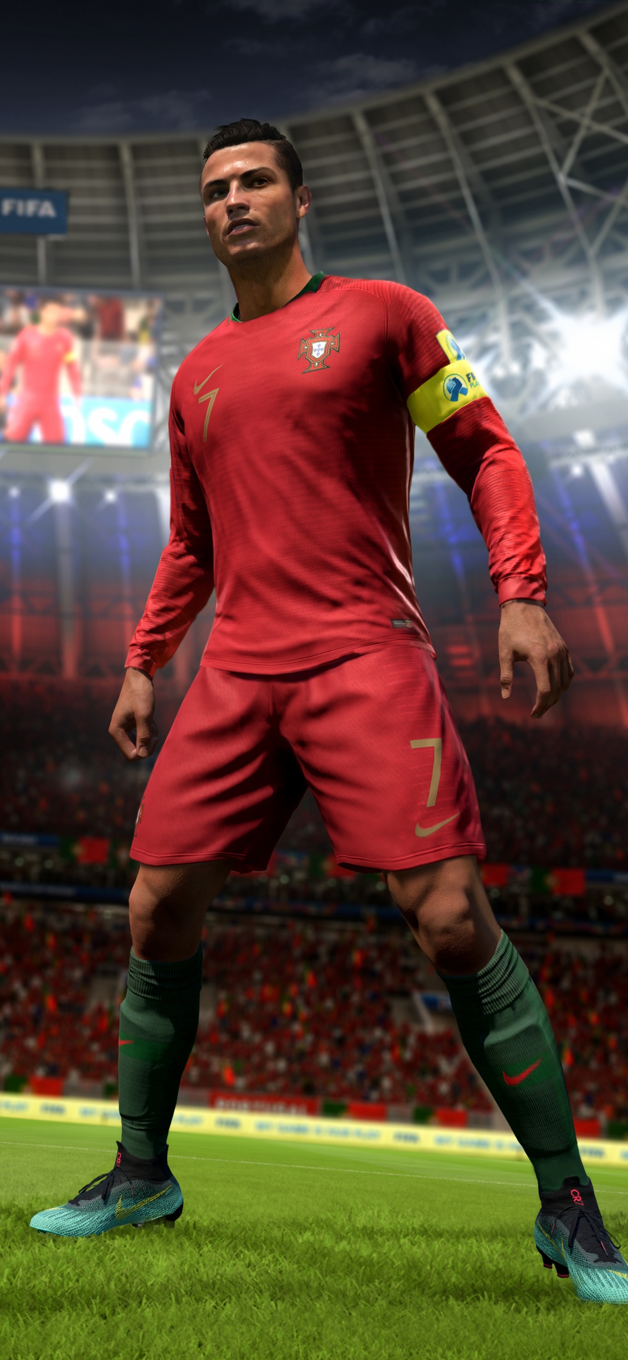 FIFA 18, 2018 World Cup, ea Sports, Electronic Arts, Playstation 4. Wallpaper in 1242x2688 Resolution