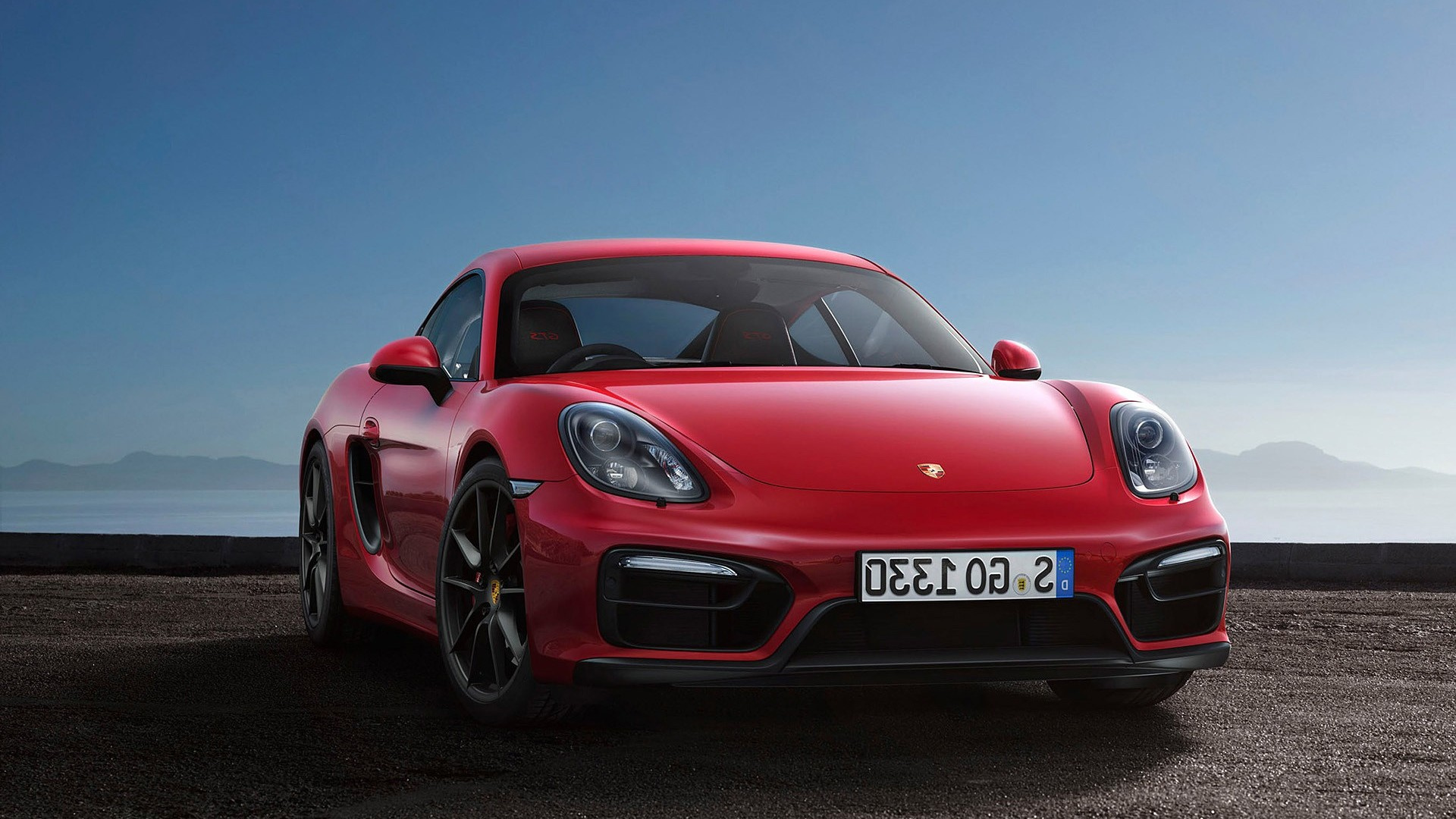 Red Porsche 911 on Black Asphalt Road During Daytime. Wallpaper in 1920x1080 Resolution