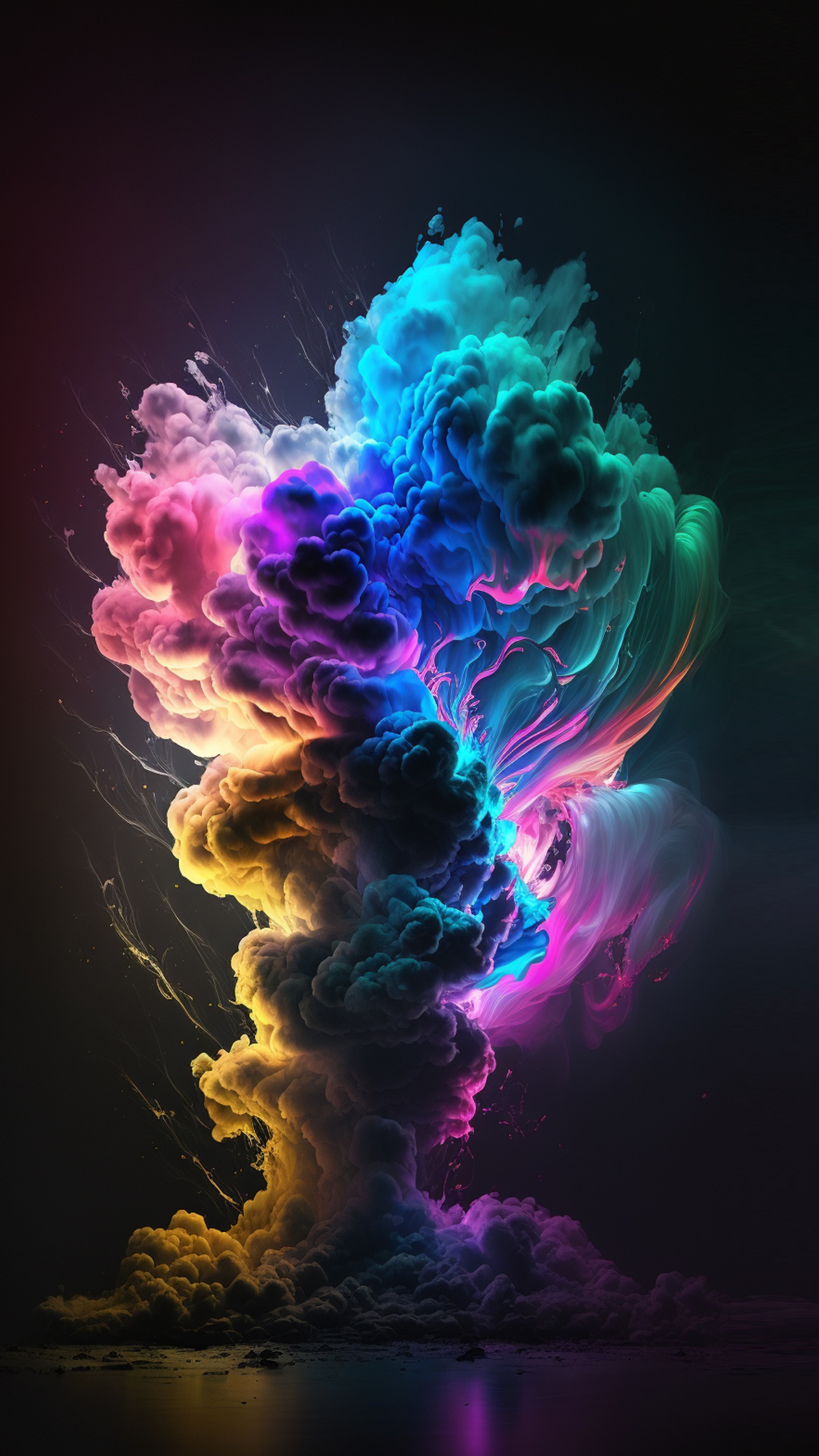 火焰, 图形设计, 黑暗 壁纸 1440x2560 允许