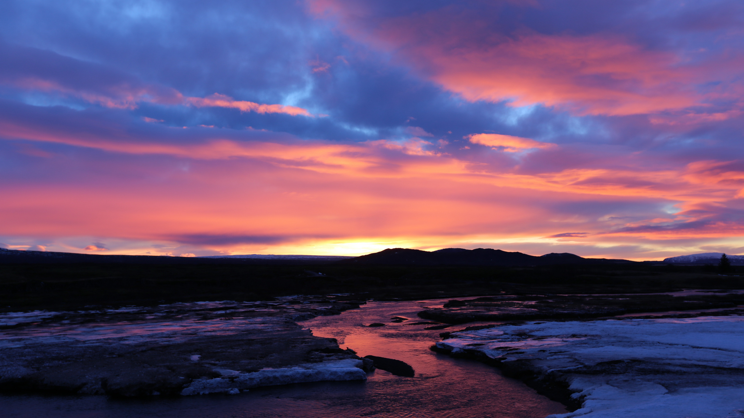 Dawn, Canon, Afterglow, Dusk, Water. Wallpaper in 2560x1440 Resolution