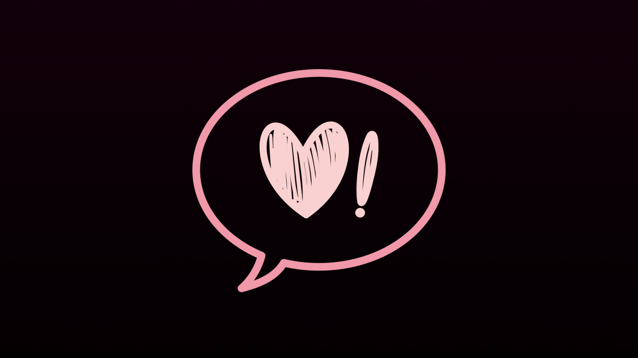 Emblema, Diseño Gráfico, Simbolo, Coraz, Magenta. Wallpaper in 1280x720 Resolution