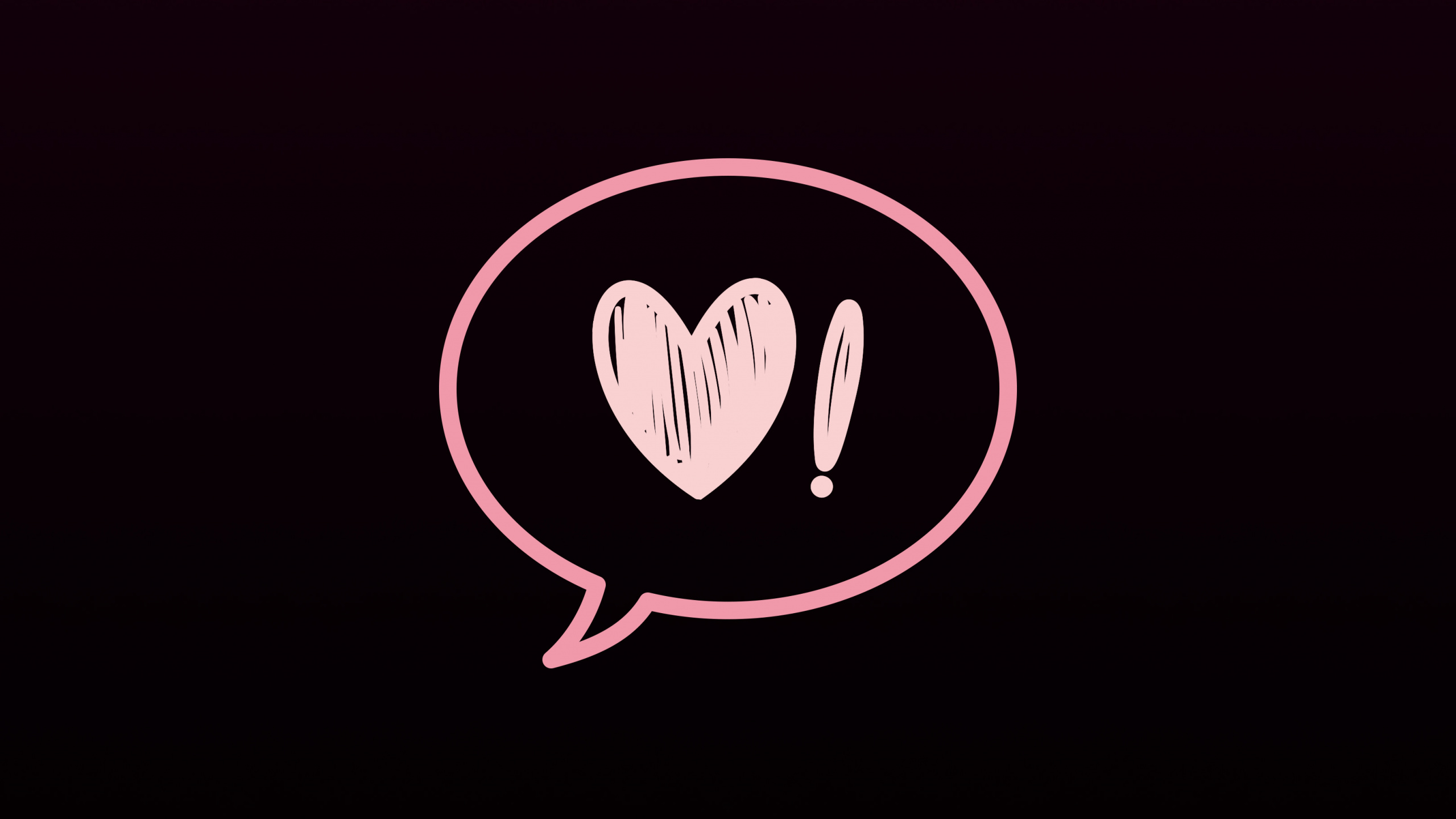 Emblema, Diseño Gráfico, Simbolo, Coraz, Magenta. Wallpaper in 2560x1440 Resolution