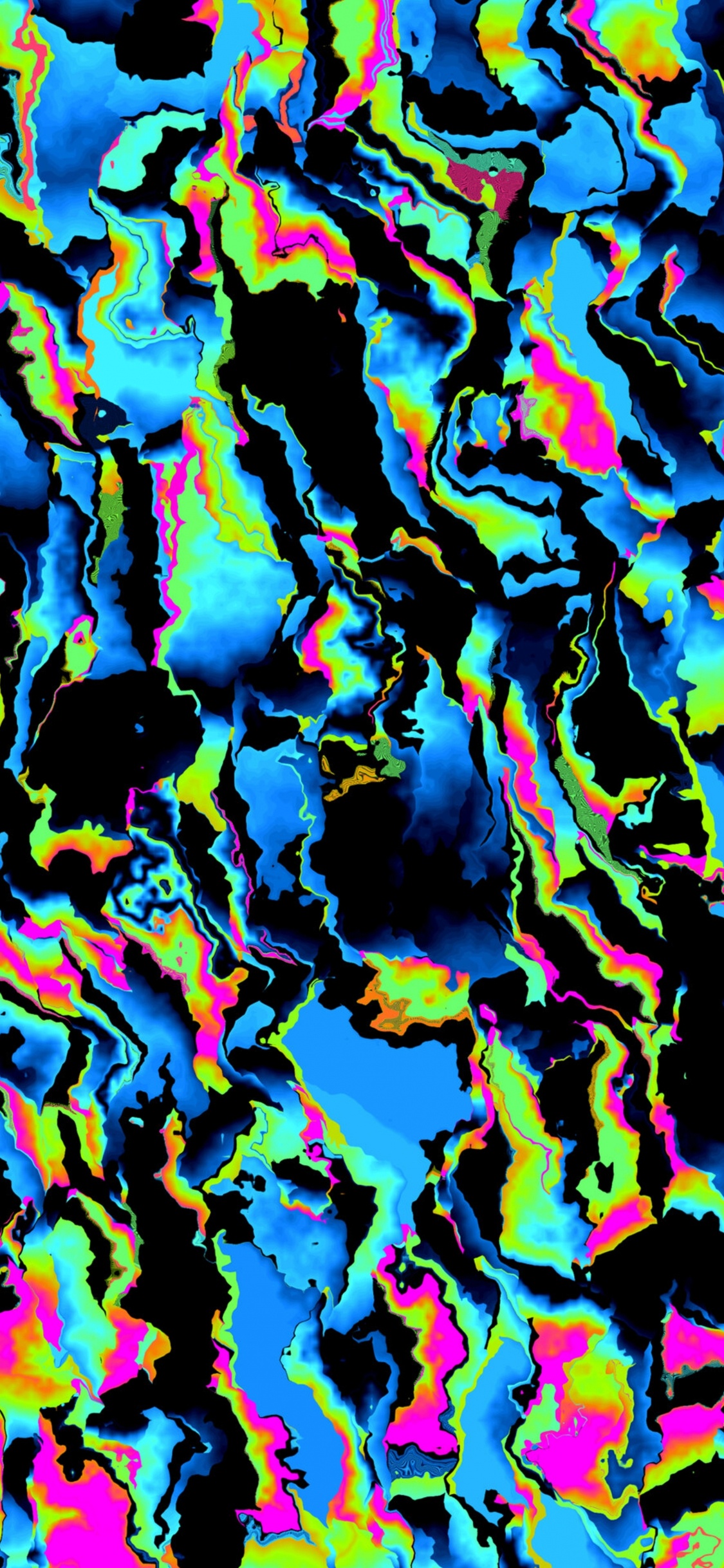 Blue White and Red Abstract Painting. Wallpaper in 1125x2436 Resolution