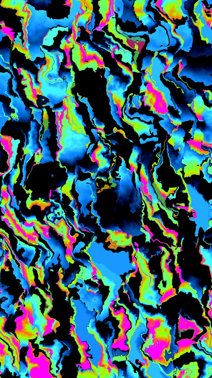 Peinture Abstraite Bleu Blanc et Rouge. Wallpaper in 720x1280 Resolution