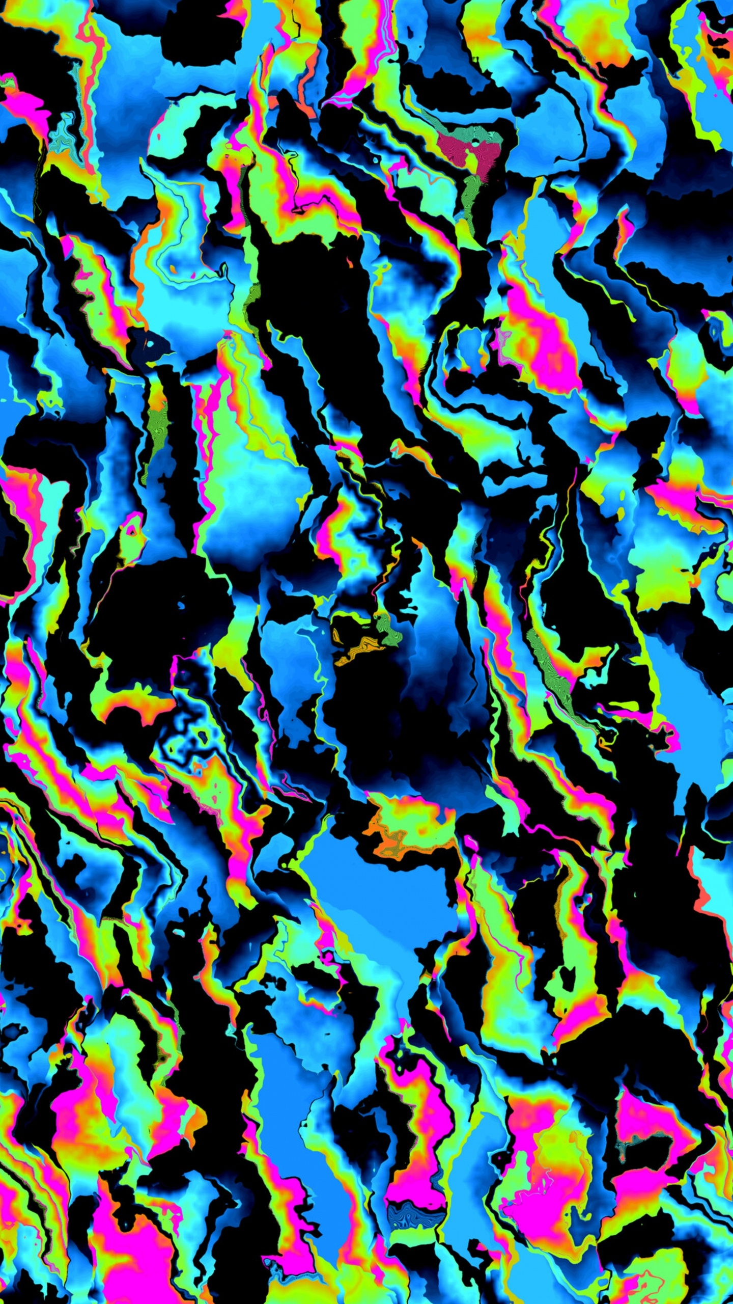 Pintura Abstracta Azul Blanca y Roja. Wallpaper in 1440x2560 Resolution