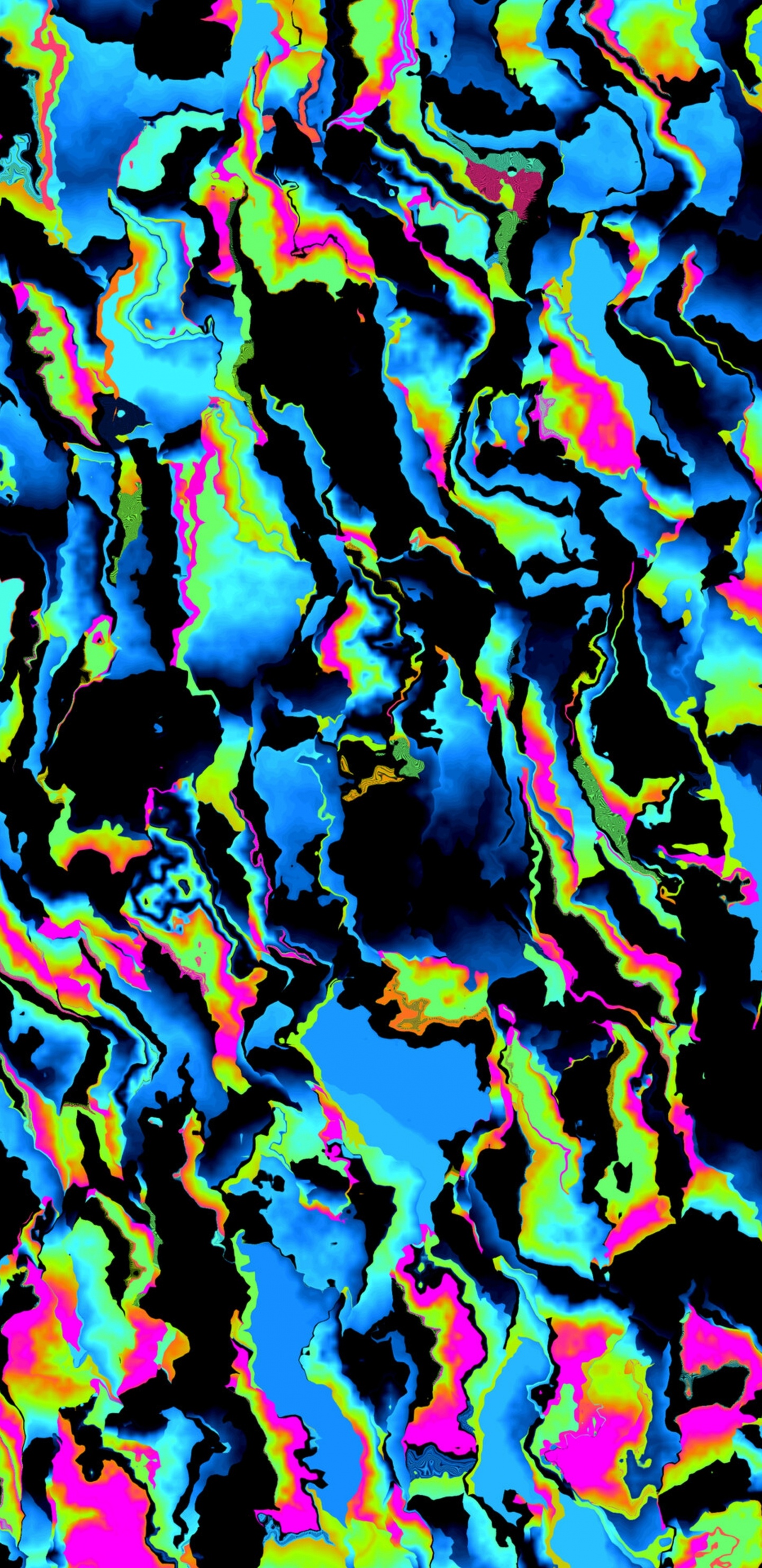 Pintura Abstracta Azul Blanca y Roja. Wallpaper in 1440x2960 Resolution