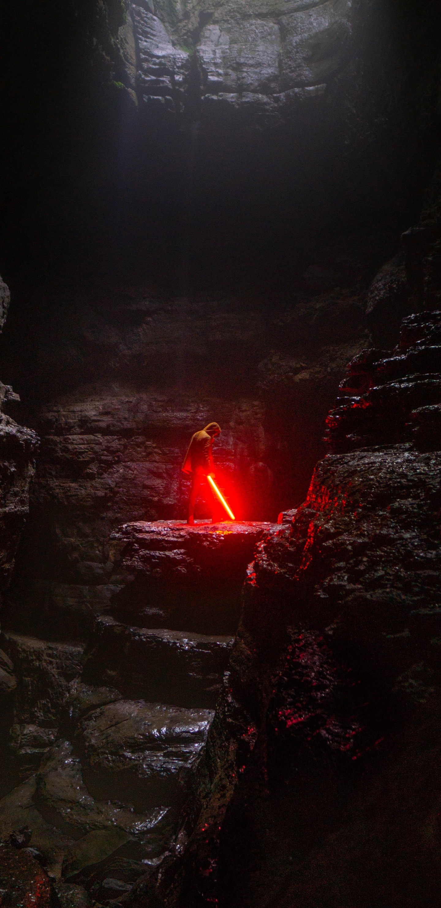 Darth Vader, Lightsaber, Star Wars, Sith, Jedi. Wallpaper in 1440x2960 Resolution