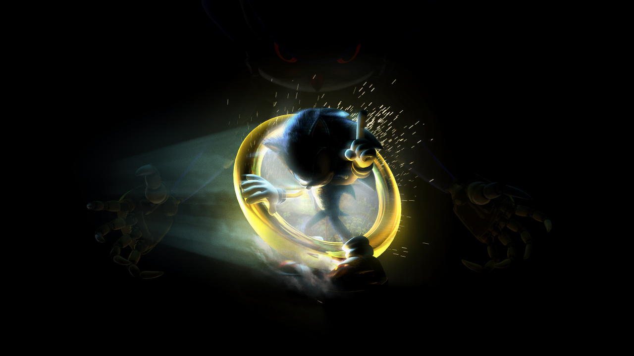 Luz Redonda Azul y Amarilla. Wallpaper in 1280x720 Resolution