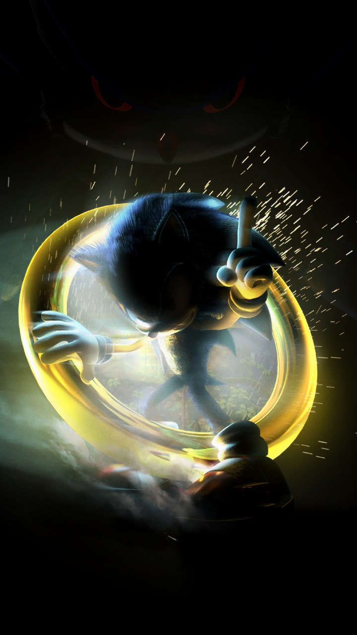 Luz Redonda Azul y Amarilla. Wallpaper in 720x1280 Resolution