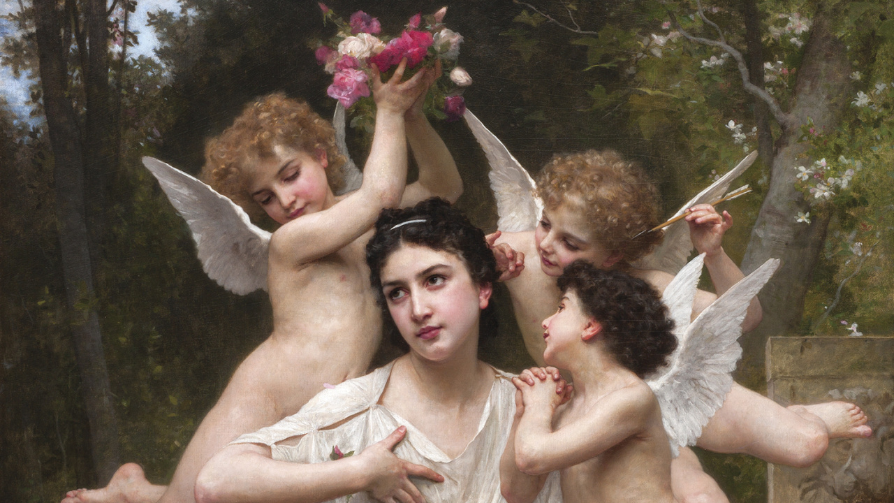 3 Femmes en Robe Bleue Assises Sur un Banc en Béton Marron. Wallpaper in 1280x720 Resolution