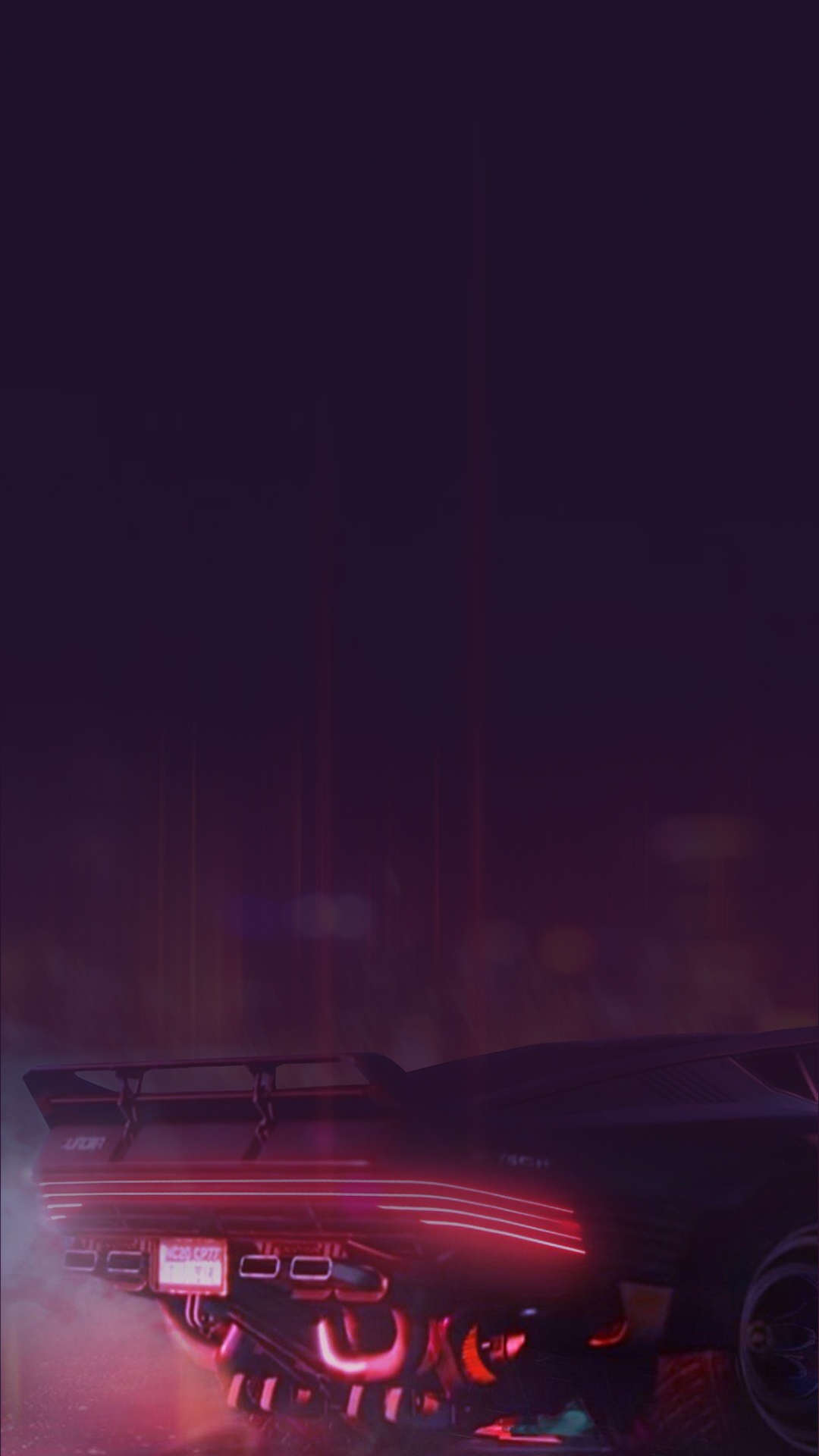 Cyberpunk, Cyberpunk 2077, Cyberpunk 2020, Vaporwave, Coche. Wallpaper in 1080x1920 Resolution