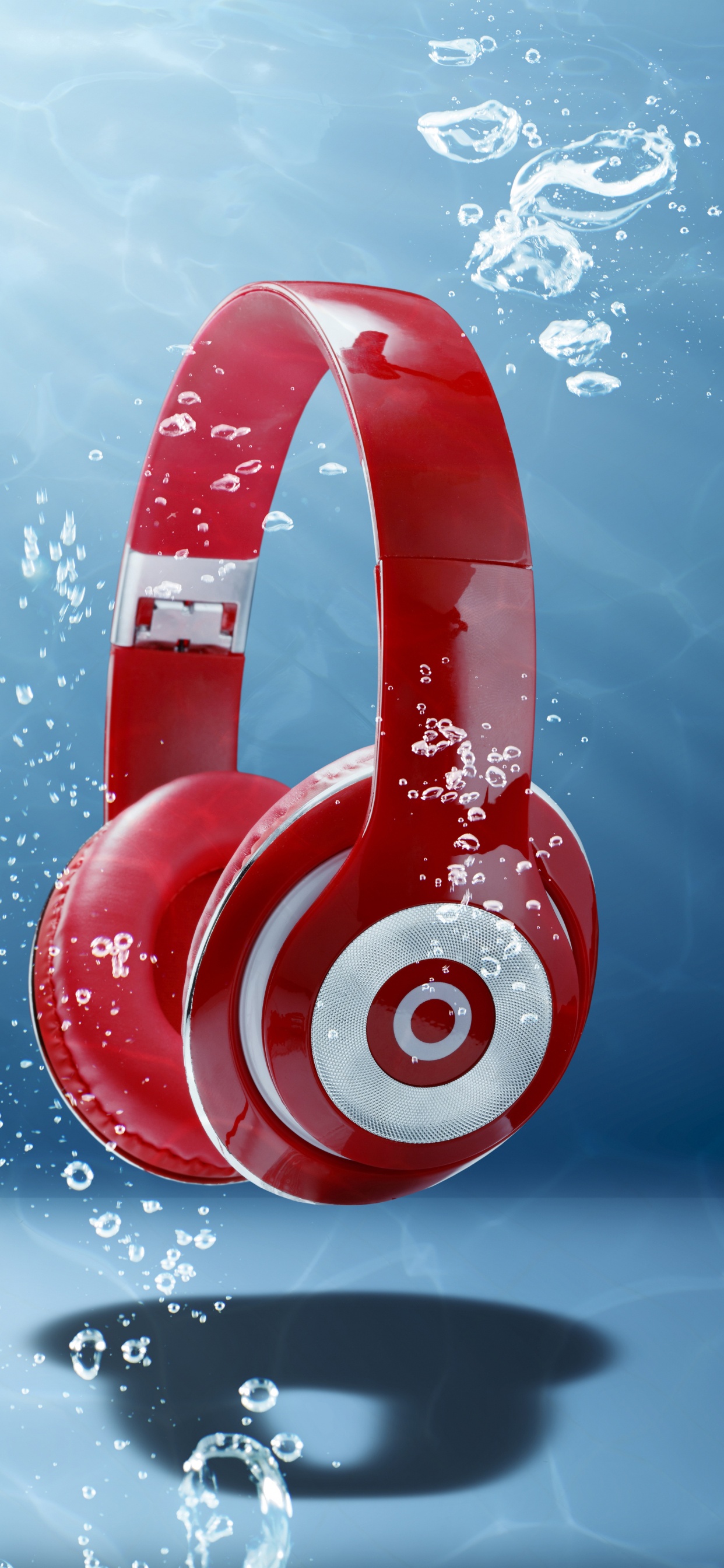 Headphones, Audio Equipment, Technology, Blue, Music. Wallpaper in 1242x2688 Resolution