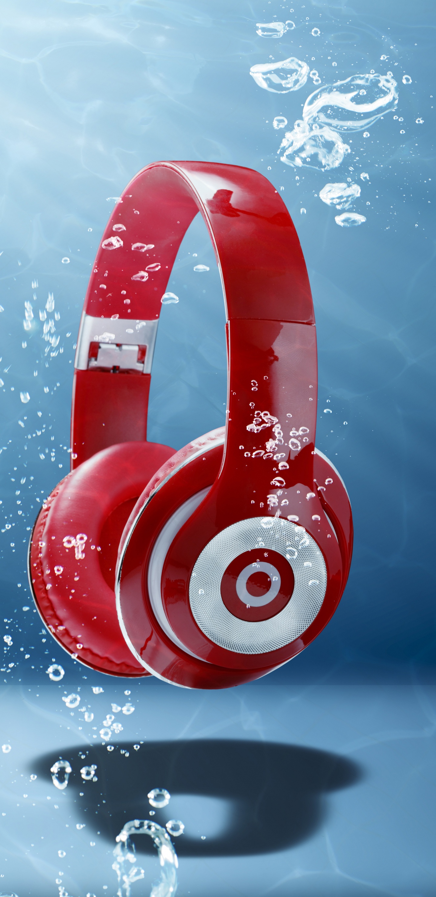 Headphones, Audio Equipment, Technology, Blue, Music. Wallpaper in 1440x2960 Resolution