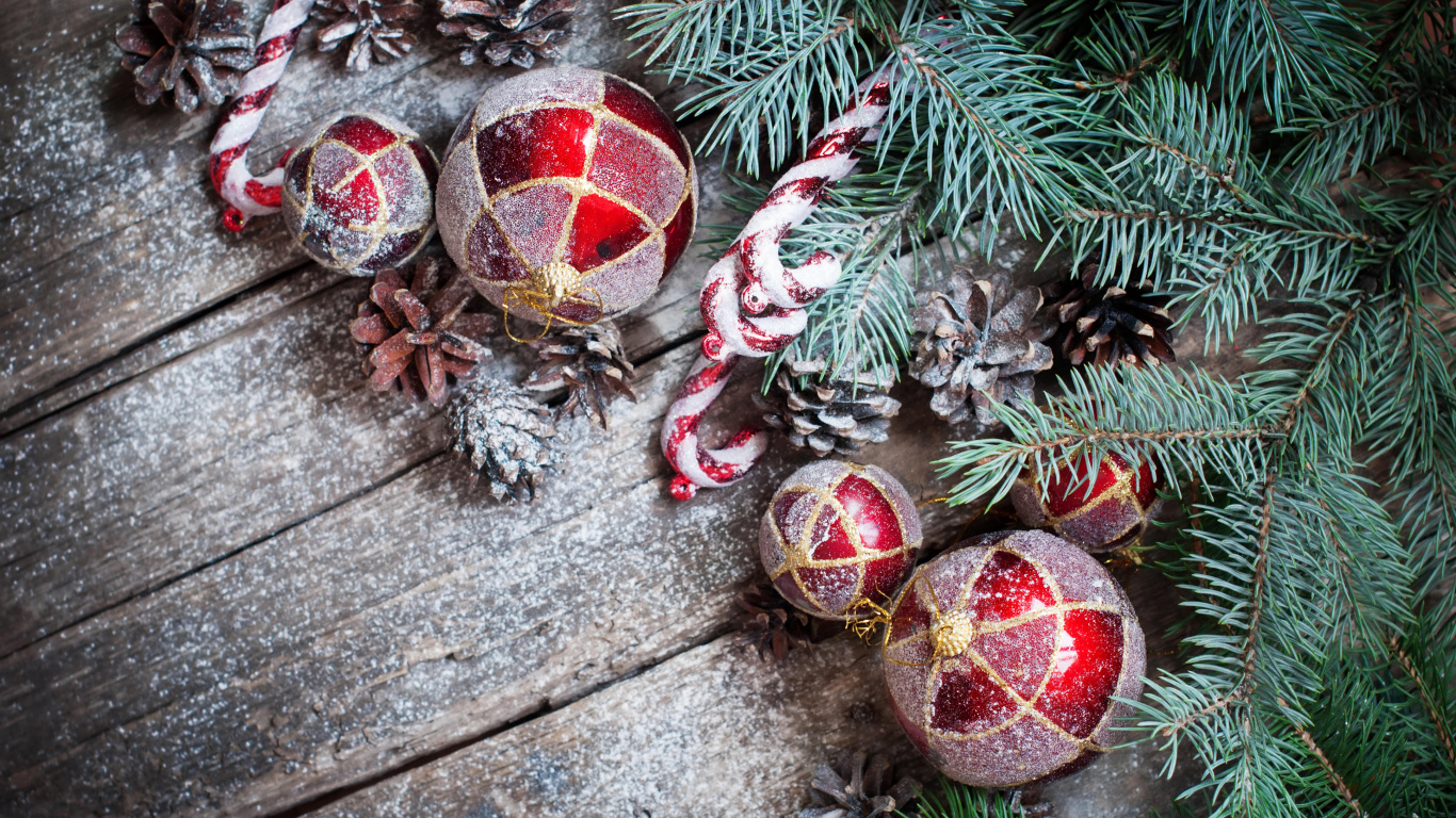 Weihnachten, Neujahr, Christmas Ornament, Weihnachtsdekoration, Baum. Wallpaper in 1366x768 Resolution