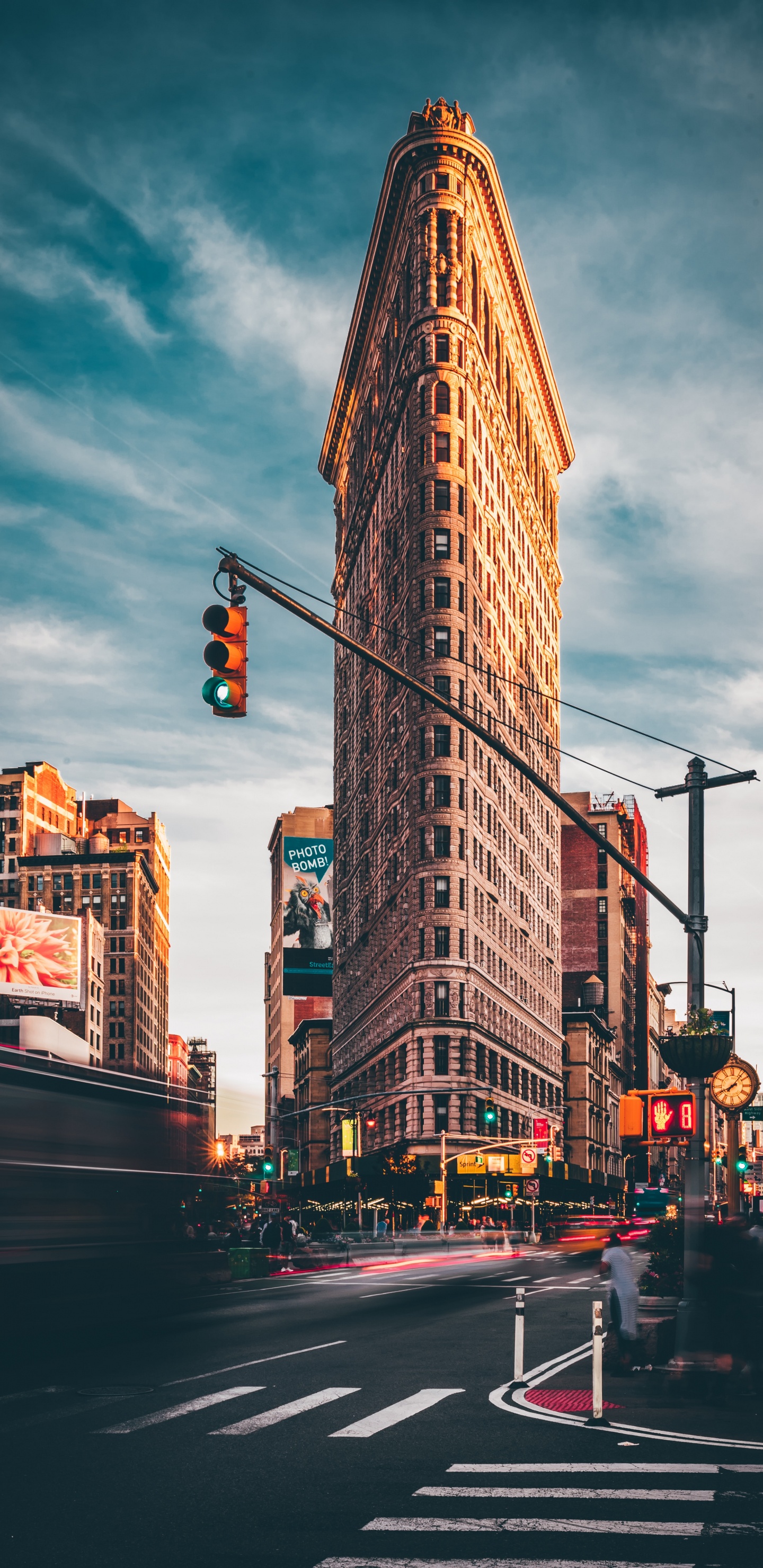 New York, Madison Square Park, Flatiron Building, Central Park, Union Square. Wallpaper in 1440x2960 Resolution