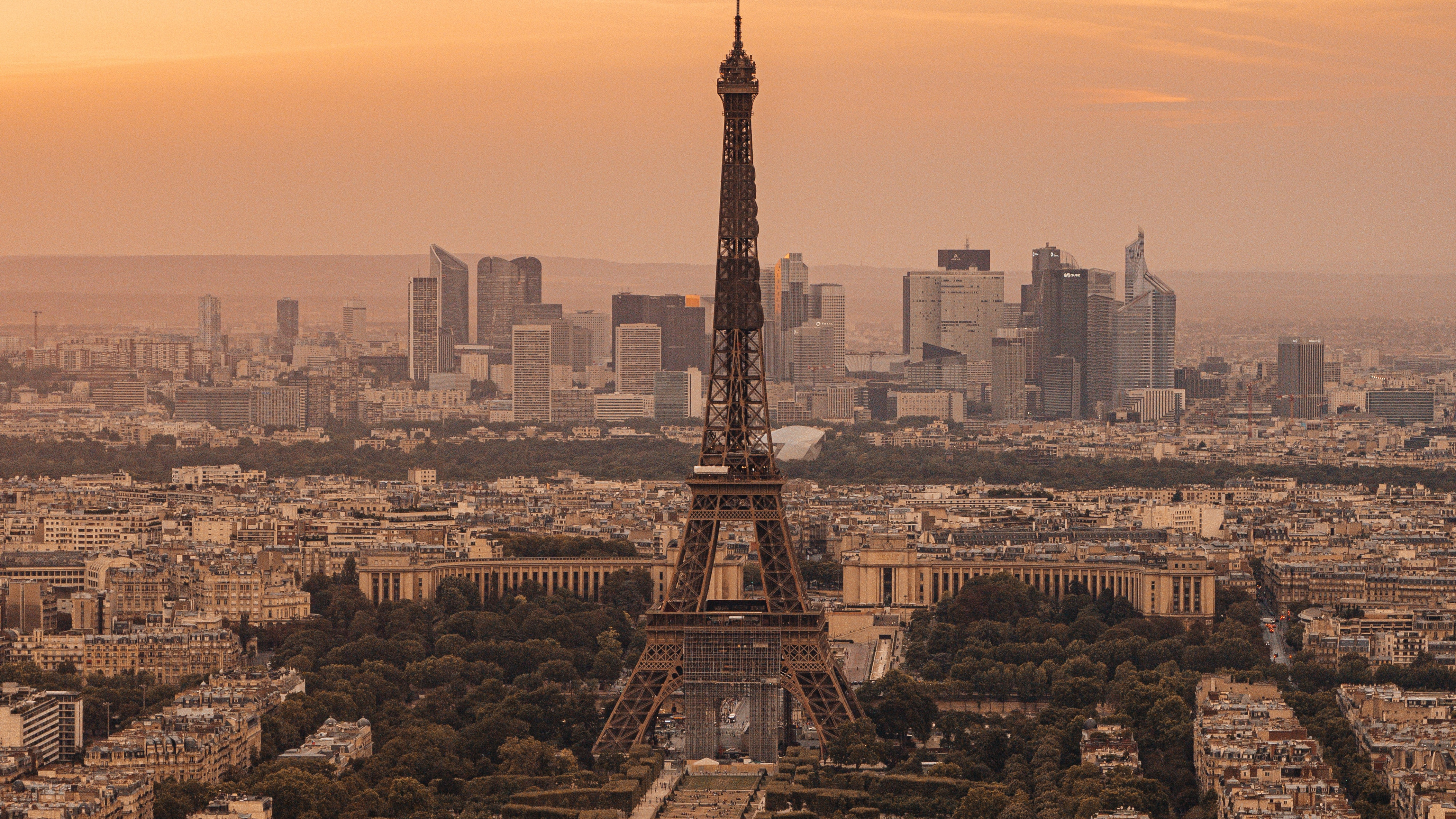 Paris, Tour Montparnasse, Tour Eiffel, Muse du Louvre, Montparnasse. Wallpaper in 3840x2160 Resolution