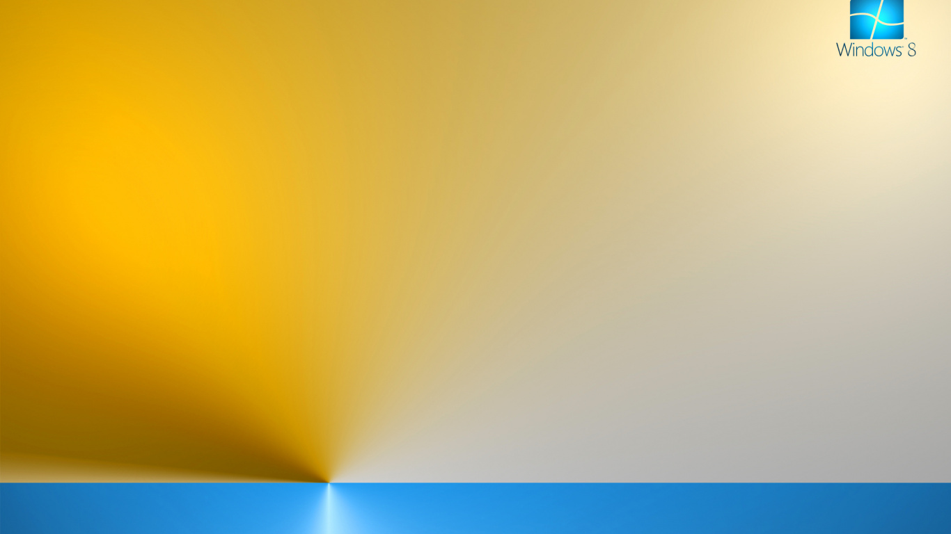 Yellow and Blue Abstract Painting. Wallpaper in 1366x768 Resolution