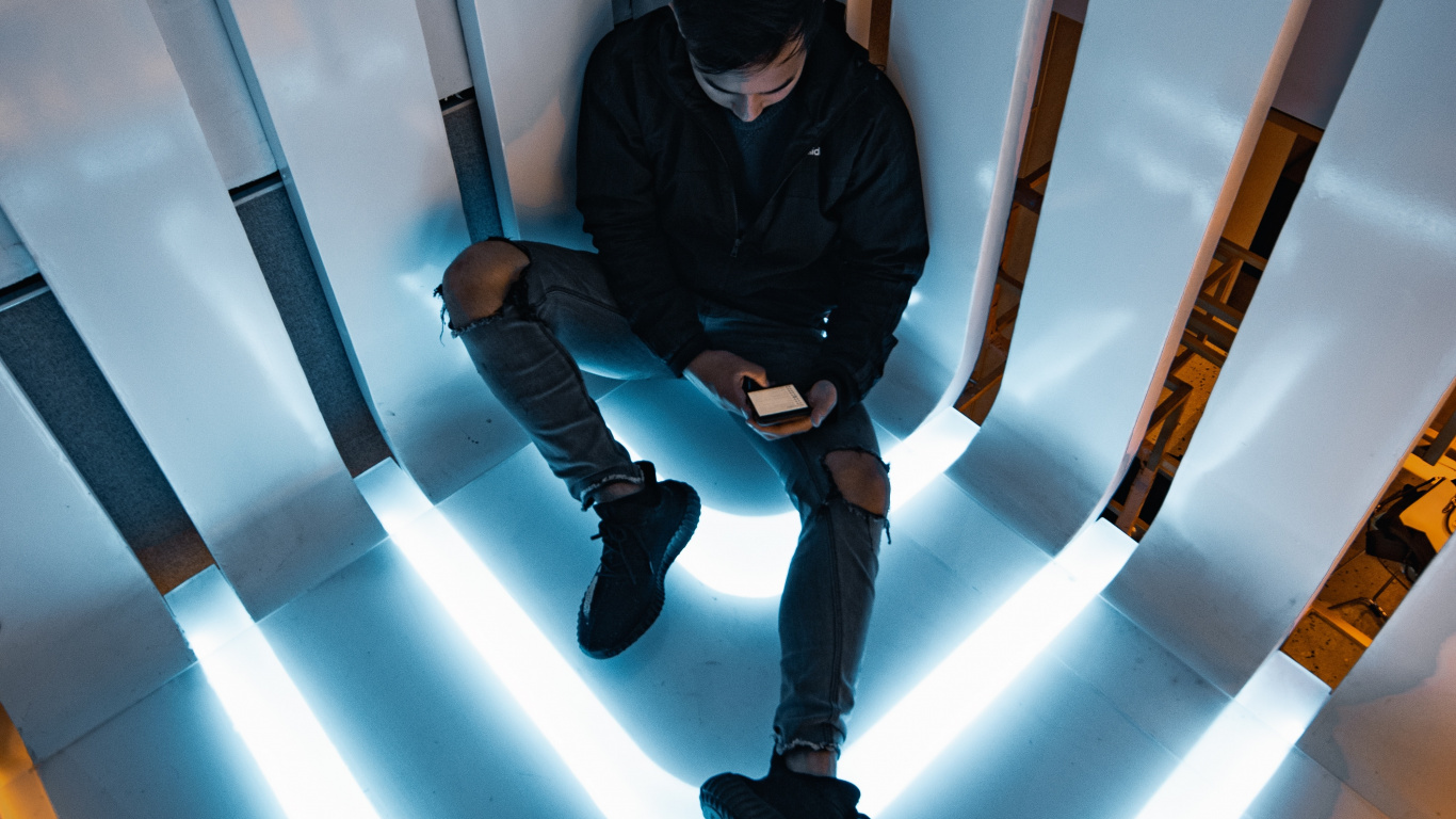 光, 采光, 天空, 楼梯, 肖像 壁纸 1366x768 允许