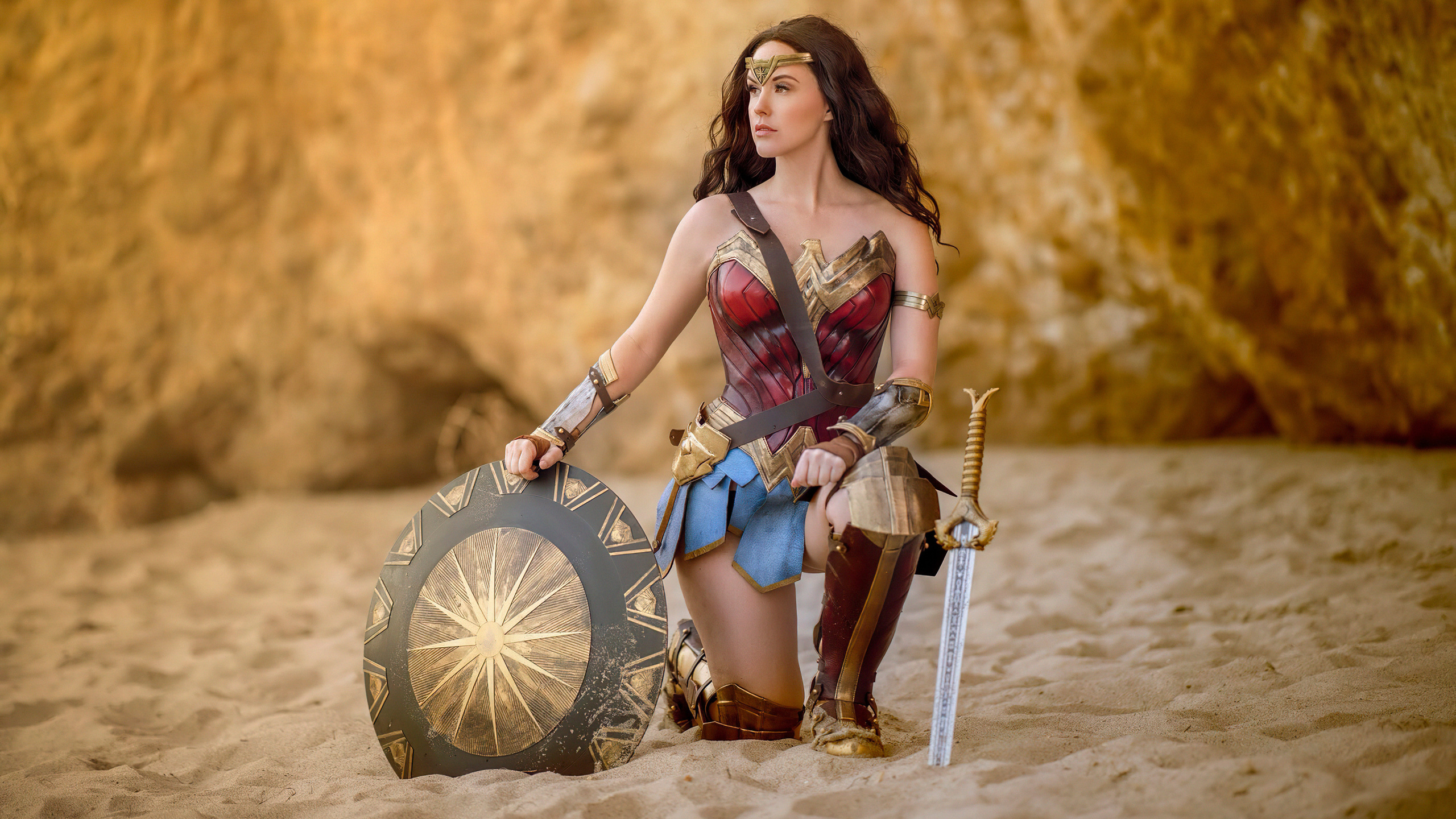 Meg Turney Wonder Woman, Meg Turney, Wonder Woman, Cosplay, Game of Thrones. Wallpaper in 2560x1440 Resolution