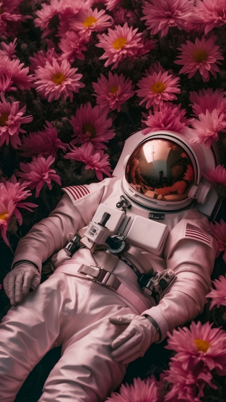 Chrysanths, Ilustración, Arte, 2024, Espacio de Arte. Wallpaper in 720x1280 Resolution