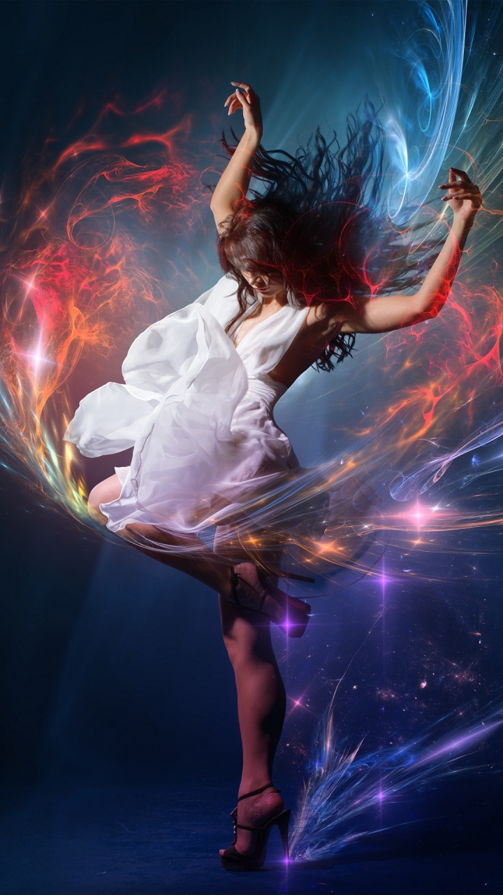 芭蕾舞团, 光, 紫色的, 跳舞, 粉红色 壁纸 720x1280 允许