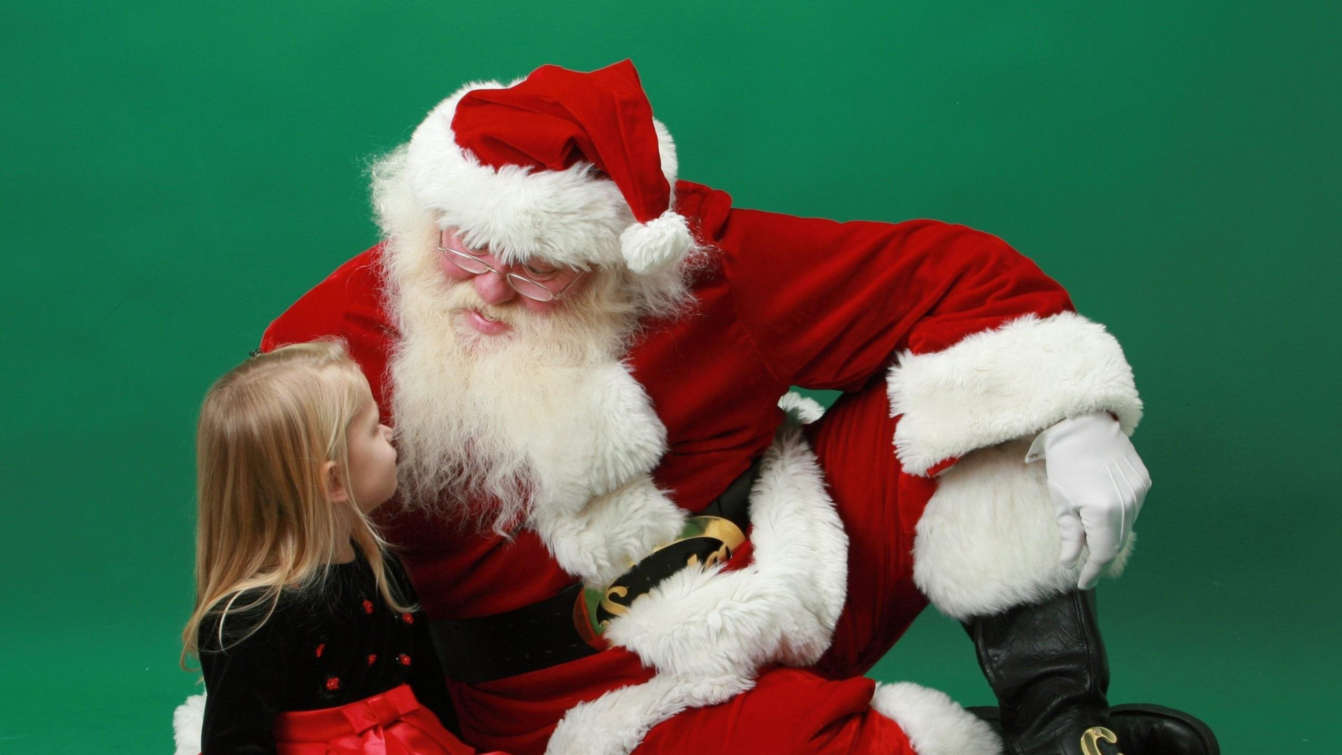 Christmas Day, Santa Claus, Christmas, Lap, Holiday. Wallpaper in 1920x1080 Resolution