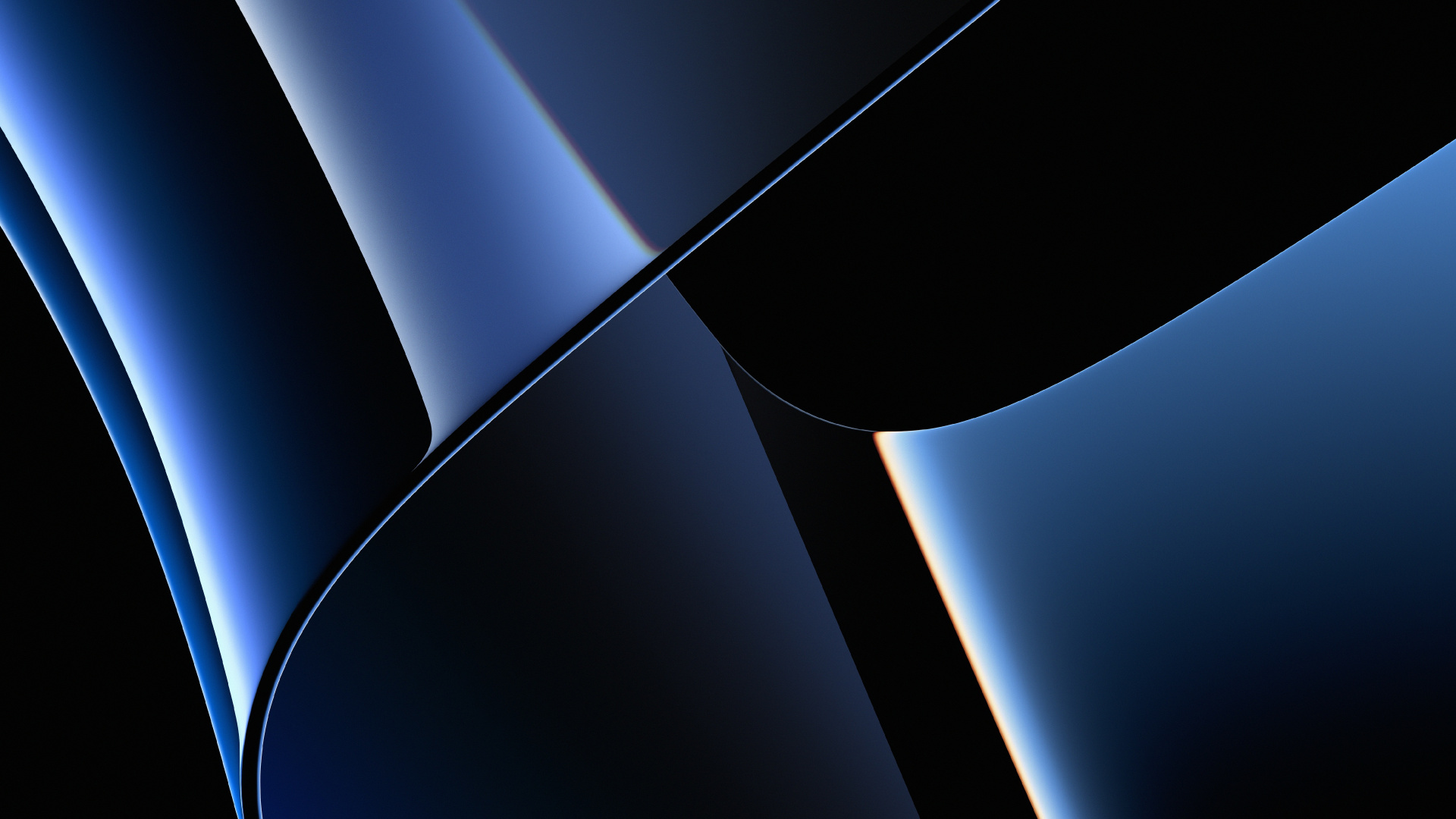 New 2021 MacBook Pro (Chroma-Blu Dark) Stock Wallpaper in Ultra HD. Wallpaper in 1920x1080 Resolution