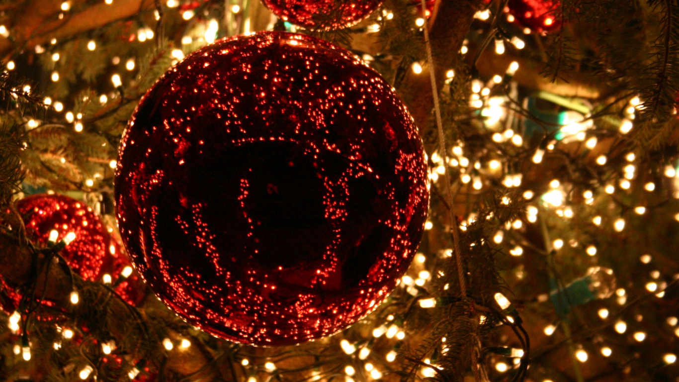 Weihnachtsbeleuchtung, Weihnachten, Christmas Ornament, Weihnachtsdekoration, Weihnachtsbaum. Wallpaper in 1366x768 Resolution