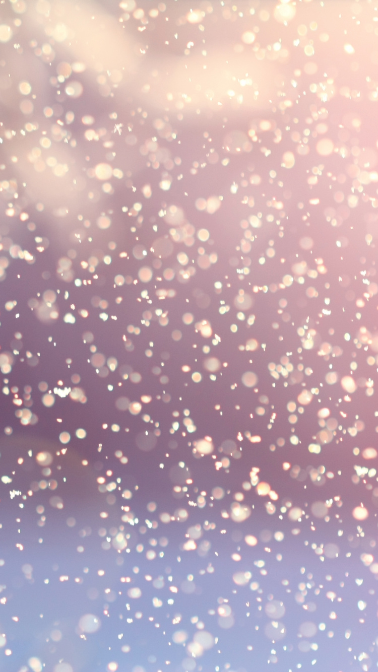 Étoiles Blanches et Bleues Dans le Ciel. Wallpaper in 750x1334 Resolution