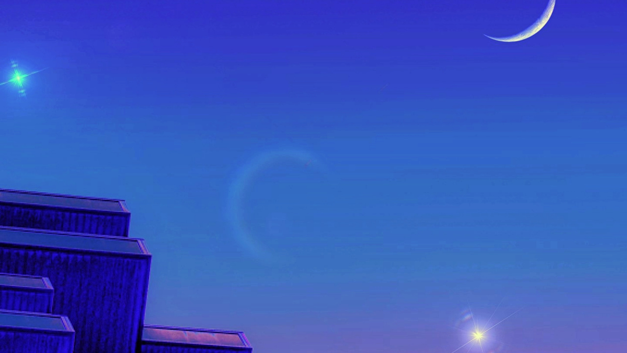 Vaporwave, Evento, Objeto Astronómico, de la Media Luna, Ambiente. Wallpaper in 1280x720 Resolution