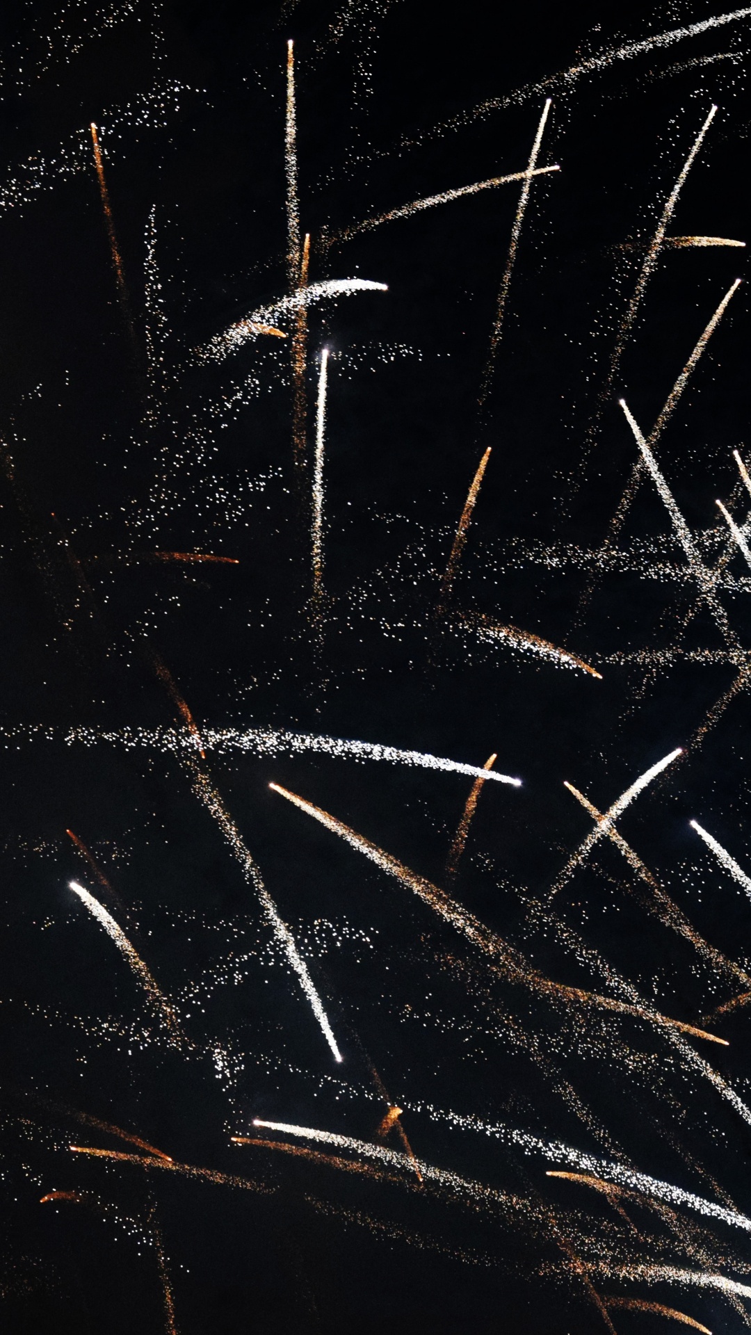 午夜, 独立日, 烟火, 天空, 黑色的 壁纸 1080x1920 允许