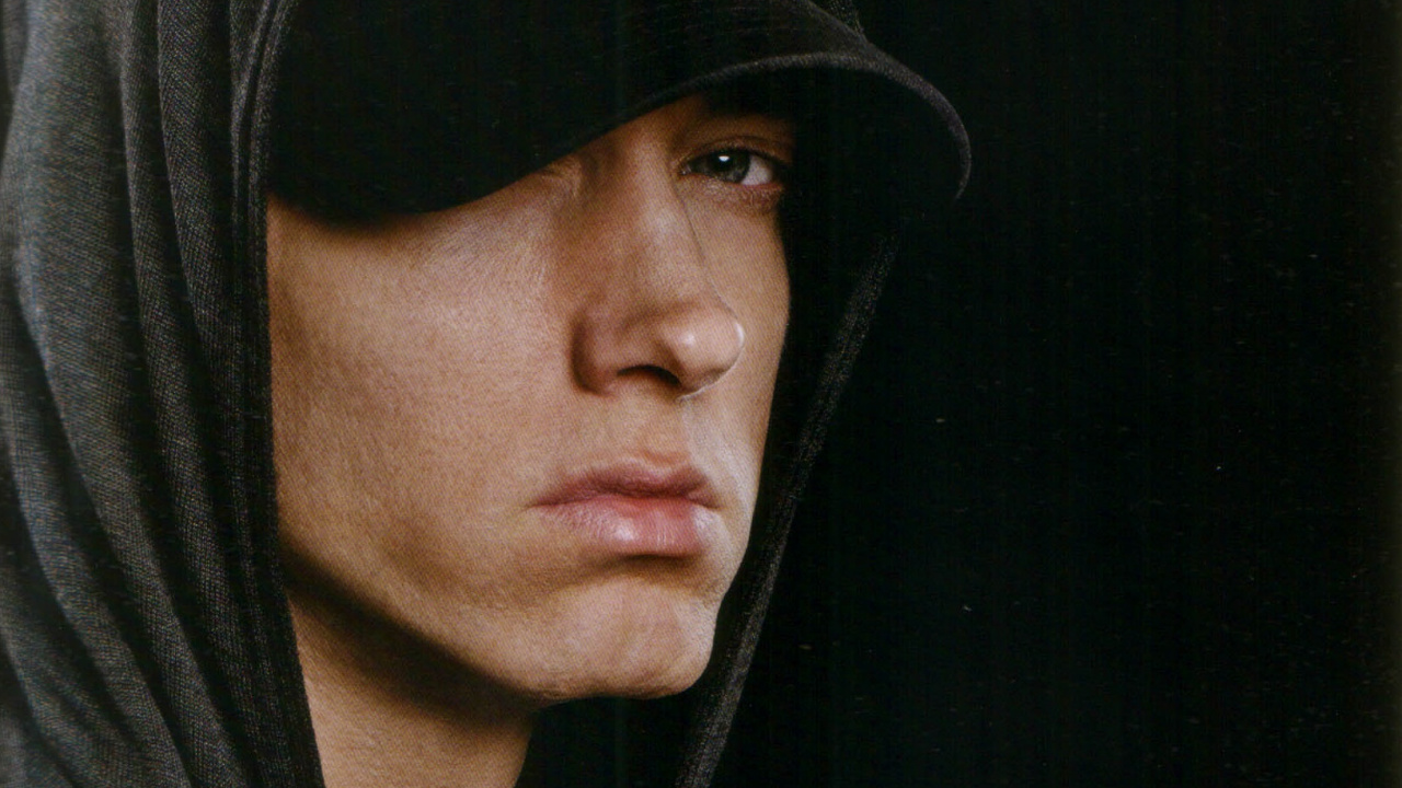 Eminem, B-Rabbit, Rapper, Chin, Cheek. Wallpaper in 1280x720 Resolution