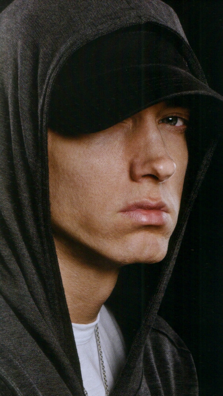 Eminem, B-Rabbit, Rapper, Chin, Cheek. Wallpaper in 720x1280 Resolution