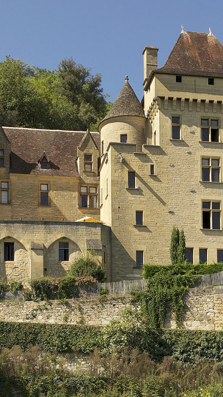 Edificio de Hormigón Gris Cerca de Árboles Verdes Durante el Día. Wallpaper in 750x1334 Resolution
