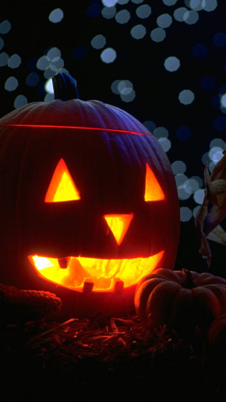 Calabaza, 杰克o灯笼, 热, 南瓜, 万圣节 壁纸 750x1334 允许