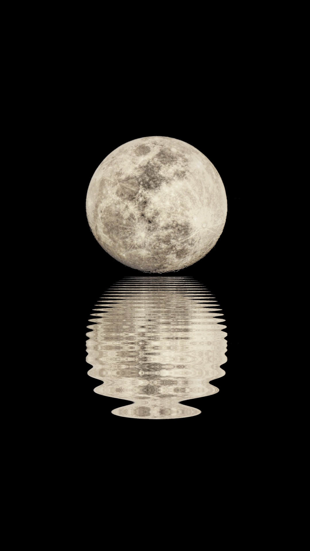 Pleine Lune, Réflexion, Eau, Objet Astronomique, Cercle. Wallpaper in 1080x1920 Resolution