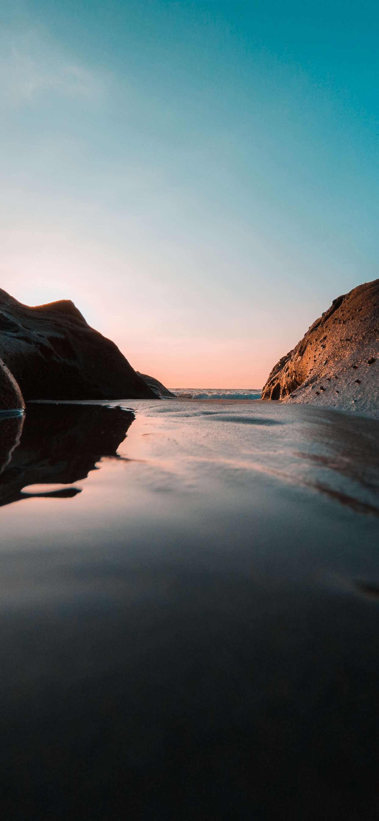 Natur, Wasser, Reflexion, Blau, Cloud. Wallpaper in 1242x2688 Resolution