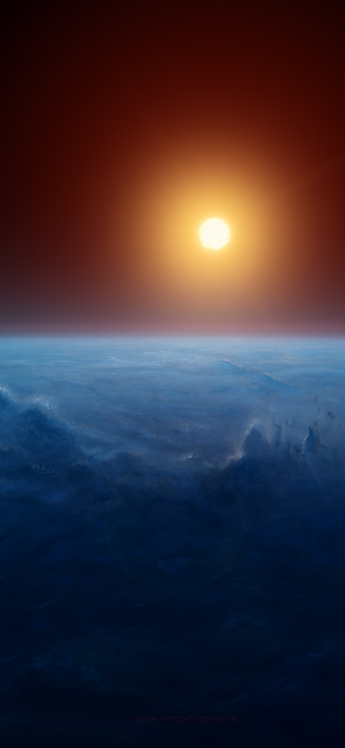 Sun Over Clouds During Daytime. Wallpaper in 1125x2436 Resolution