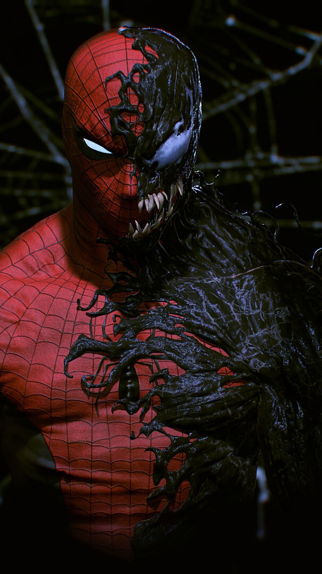 Marvel, Spiderman-Gift, Gift, Spider-man, Gemetzel. Wallpaper in 1080x1920 Resolution