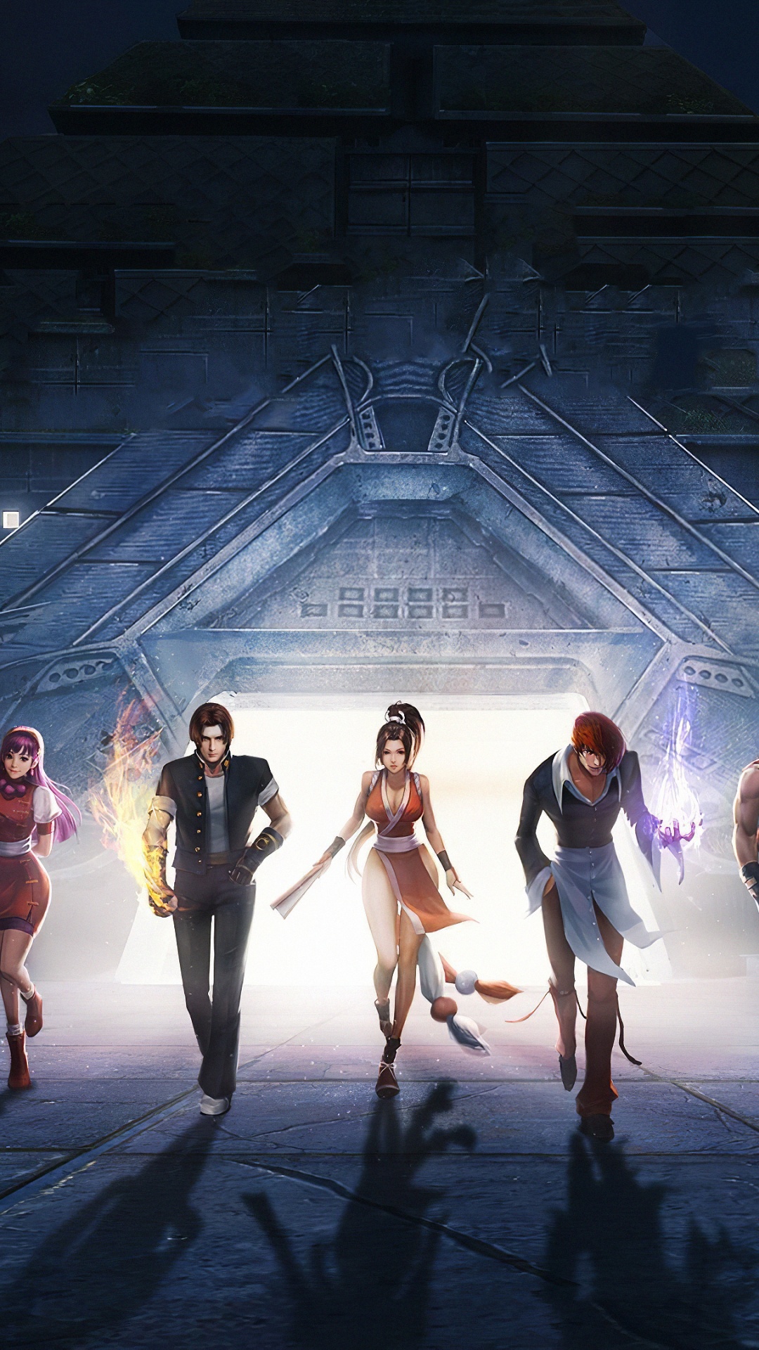 Darkness, Digital Compositing, Action Adventure Game, Fictional Character, The King of Fighters All Star. Wallpaper in 1080x1920 Resolution