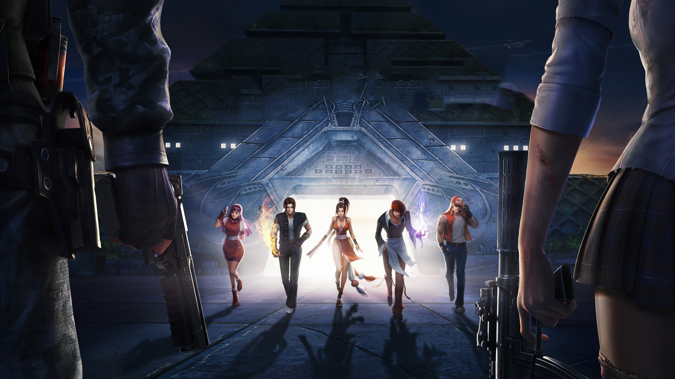 Darkness, Digital Compositing, Action Adventure Game, Fictional Character, The King of Fighters All Star. Wallpaper in 1366x768 Resolution