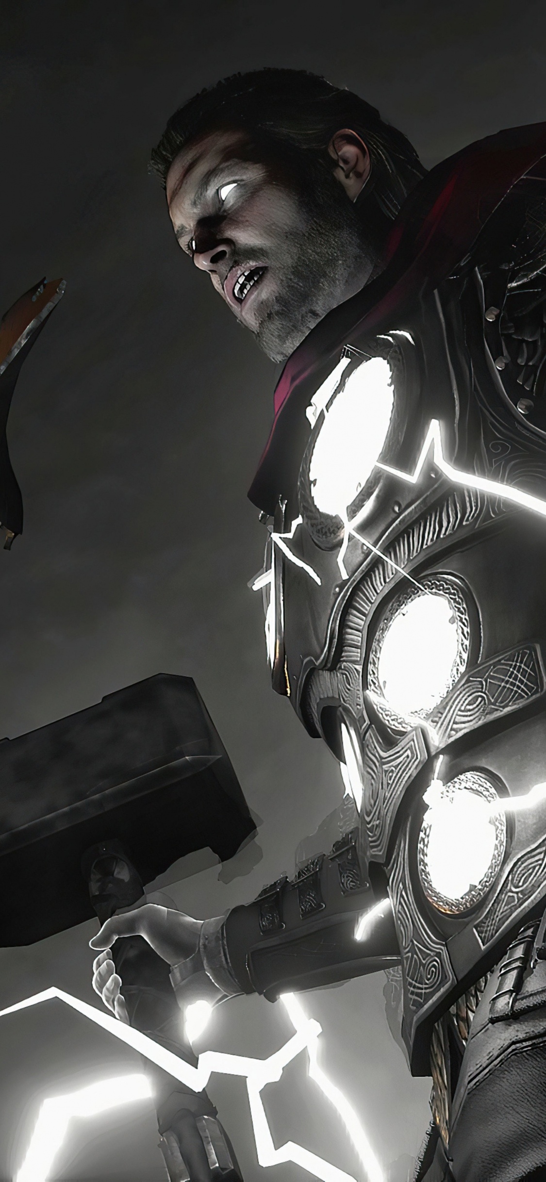 雷神仙境, 洛基, 绿巨人, 美国队长, Marvel 壁纸 1125x2436 允许