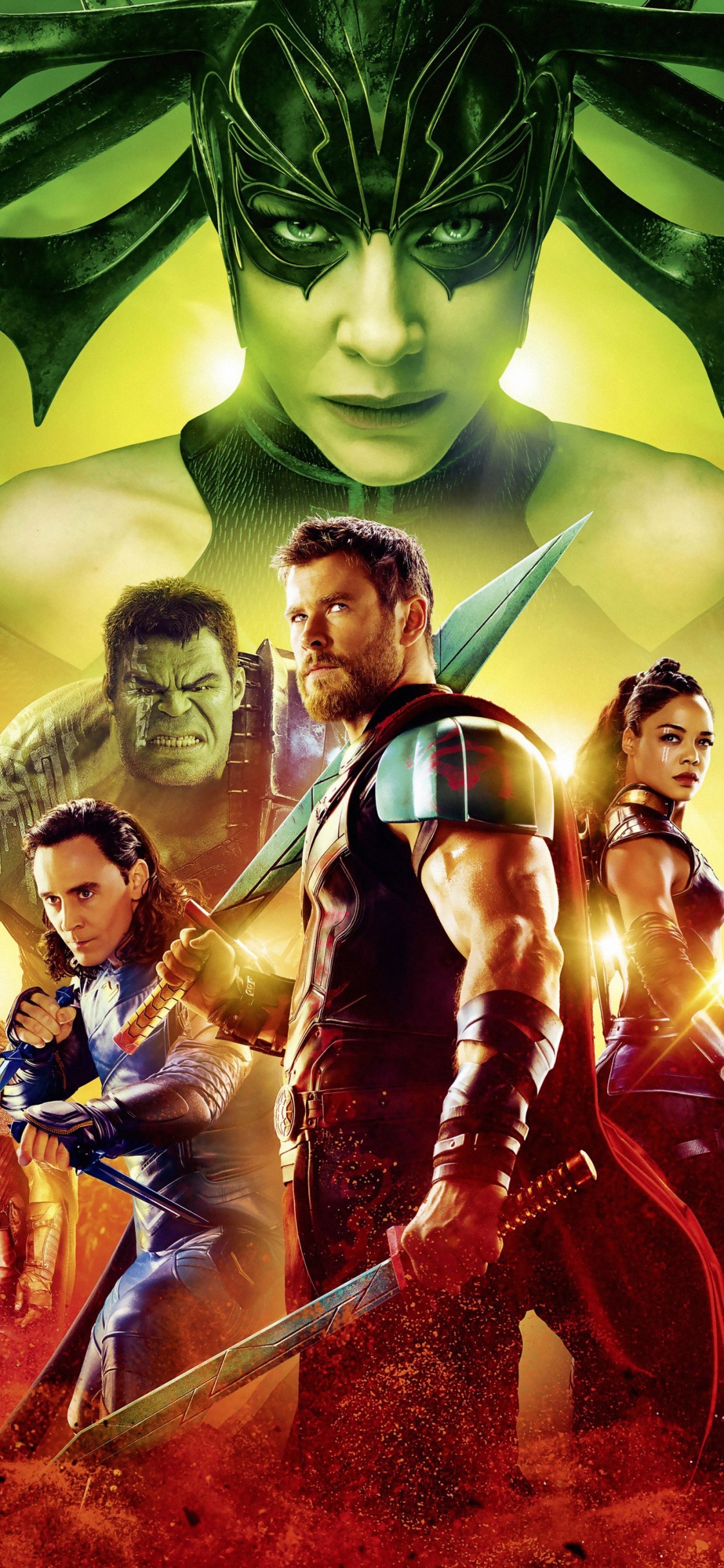 Femme en Robe Marron Tenant L'épée. Wallpaper in 1125x2436 Resolution